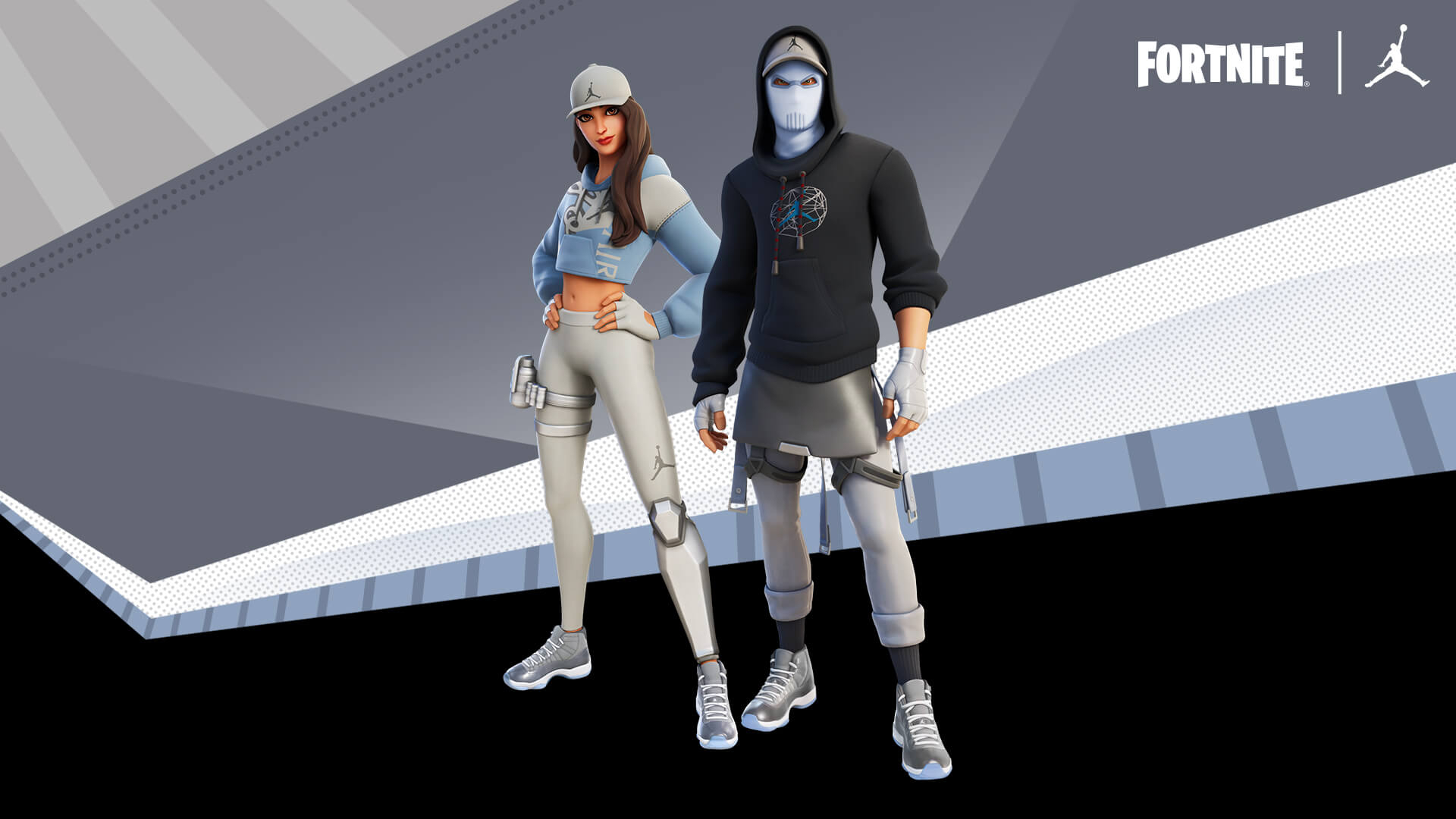 1920x1080 The Jumpman Zone and the Air Jordan XI 'Cool Grey' come to Fortnite, Desktop