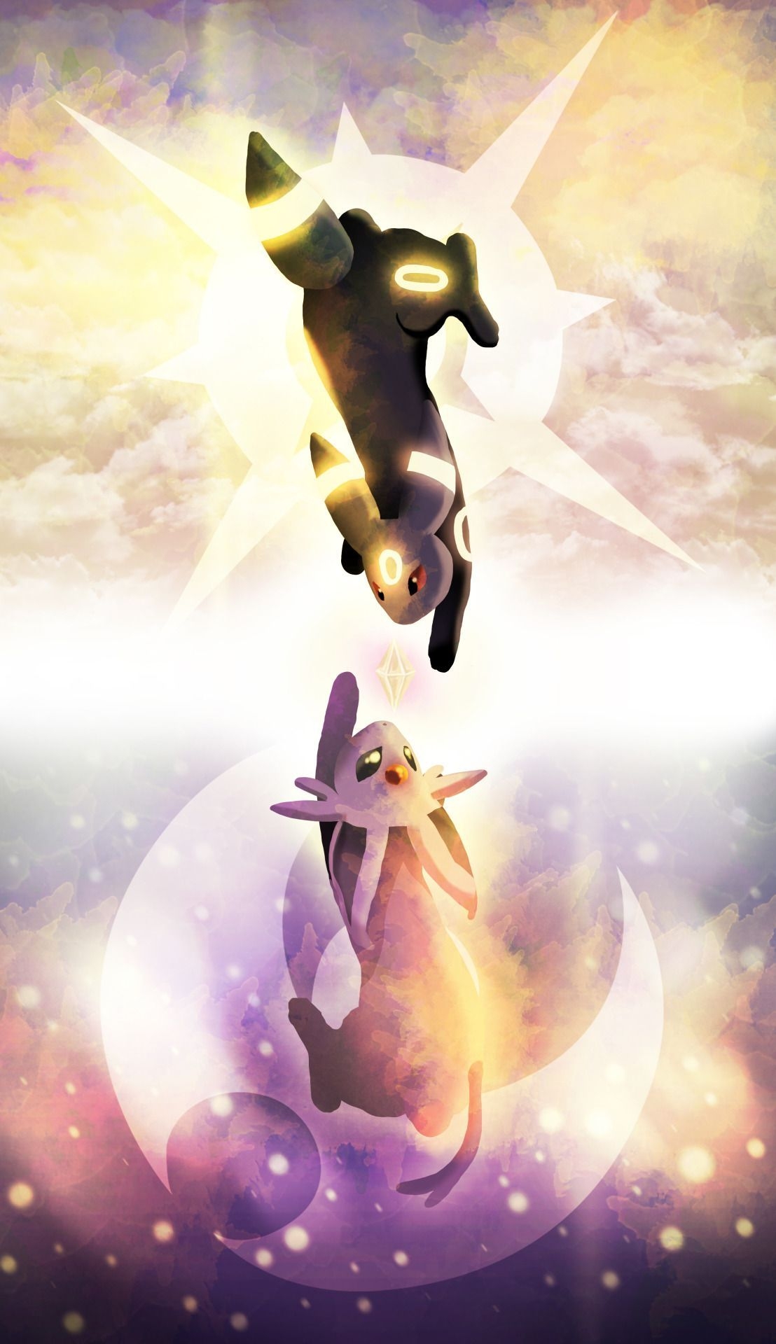 1110x1920 UMBREON:Venus.. female.. dark Kingdom.. mom Espeon, Dad Umbreon, Phone