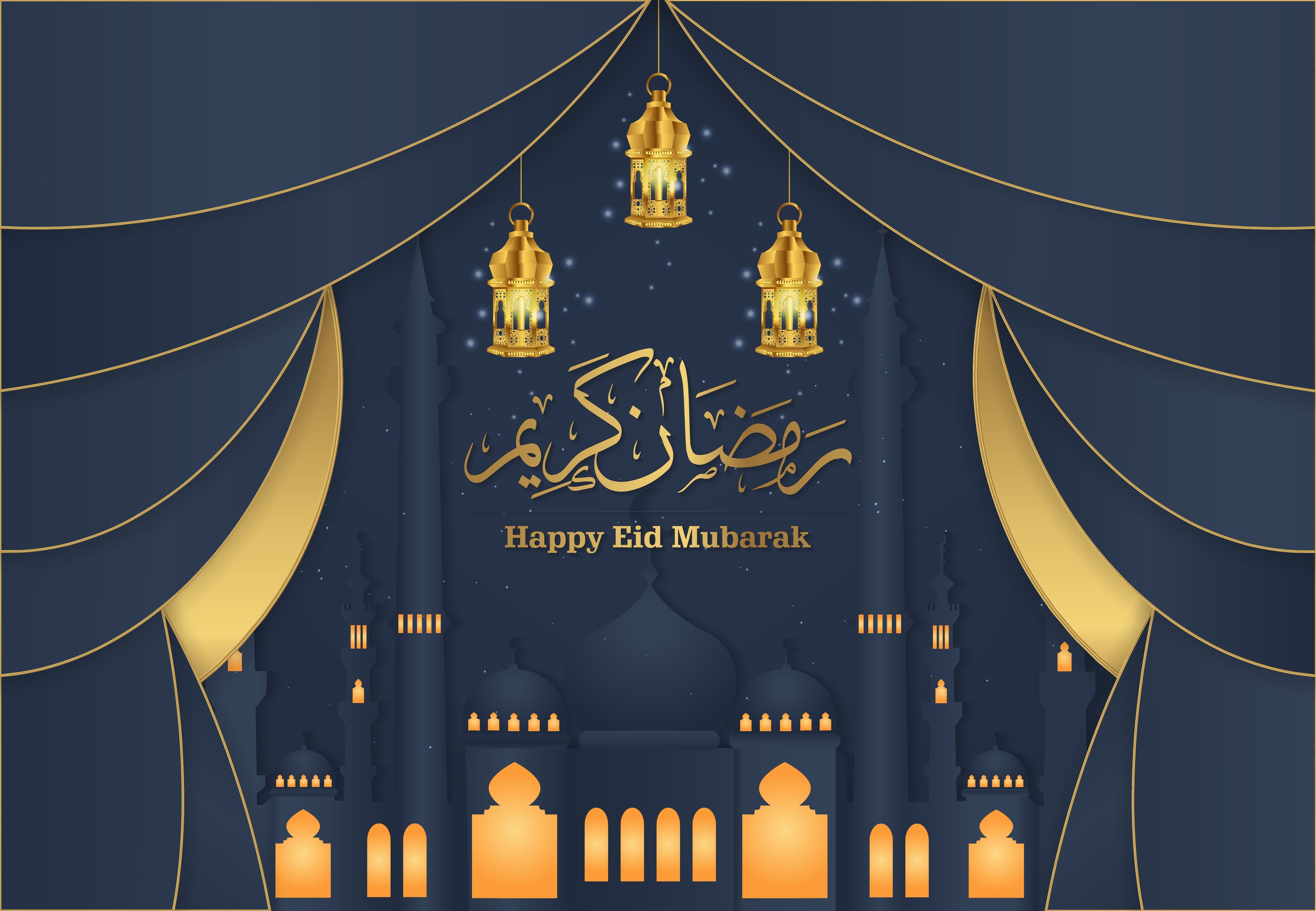 4340x3000 Happy Eid 4K Wallpaper Free HD Wallpaper, Desktop