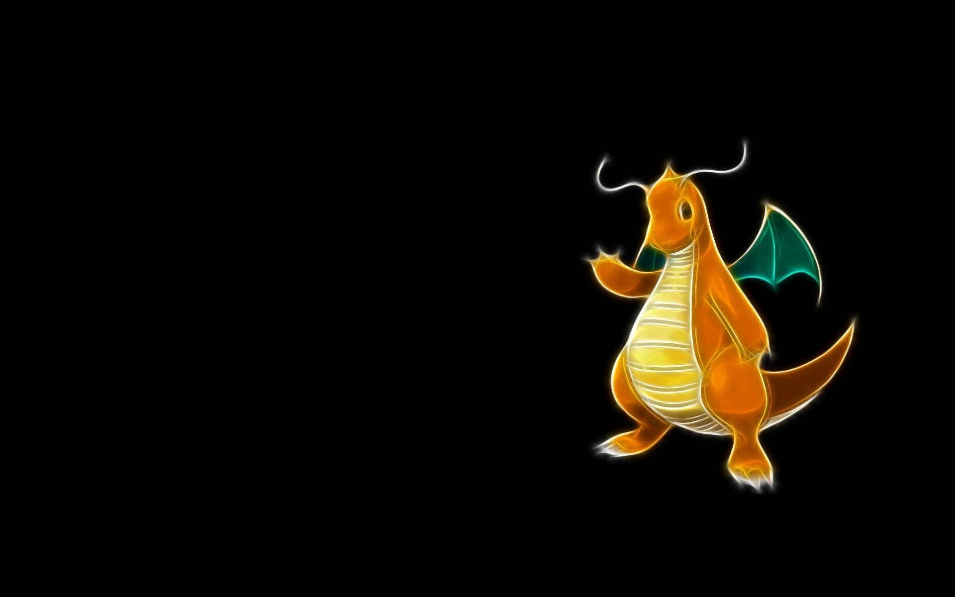 1920x1200 dragonite #pokemon #anime #pocketmonsters. neon, Desktop