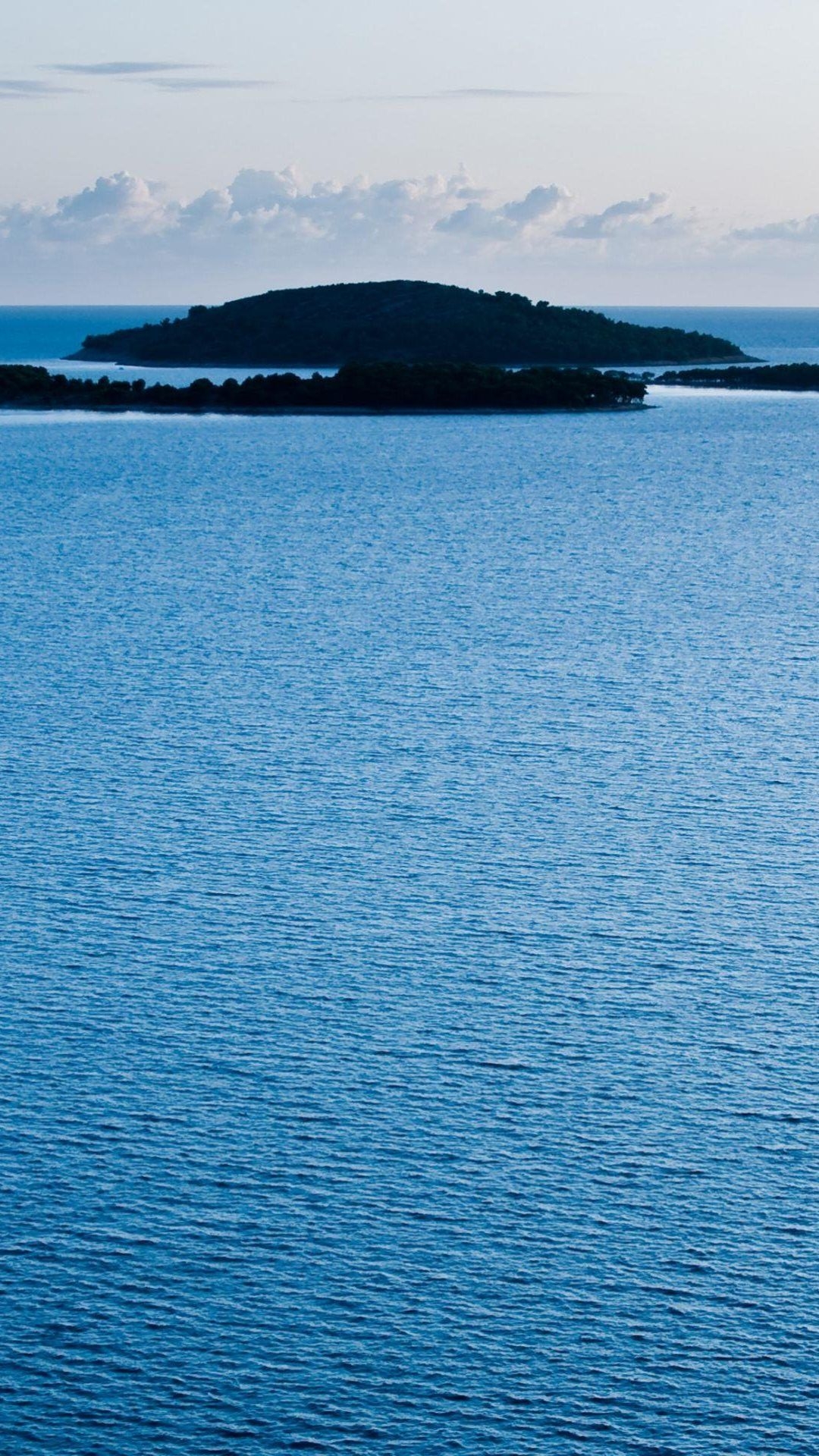 1080x1920 wallpaperdekstop: Remote Island Blue Sea iPhone 6 Plus HD, Phone