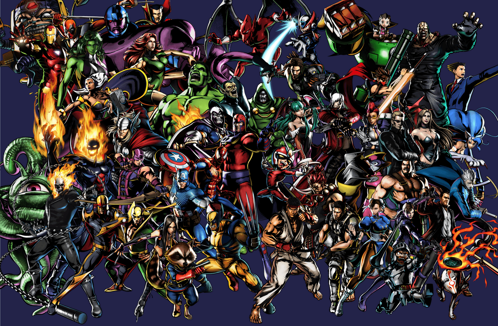 1600x1050 Marvel Vs Capcom Wallpaper, Desktop