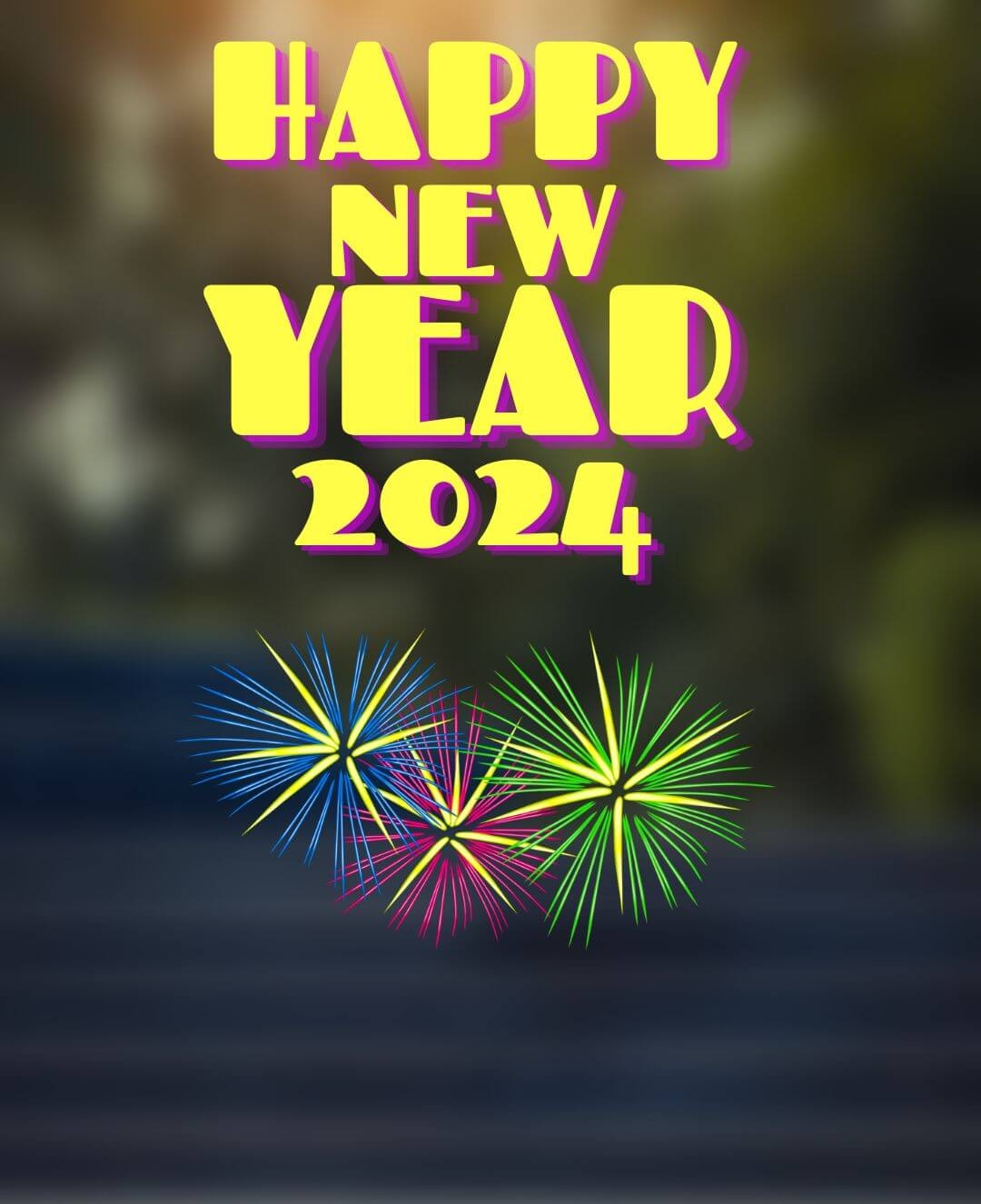 1080x1330 2024 Happy New Year Background HD For Editing Wallpaper, Phone