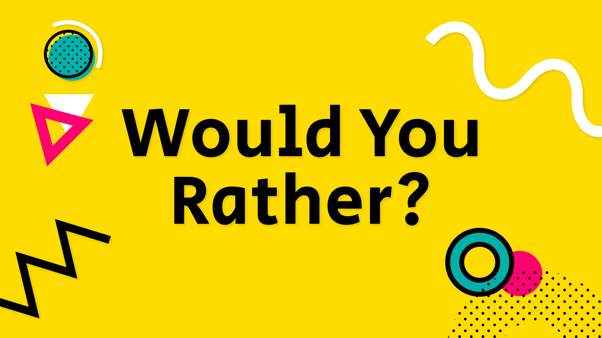 1920x1080 The 10 most controversial 'Would you Rather' questions, Desktop