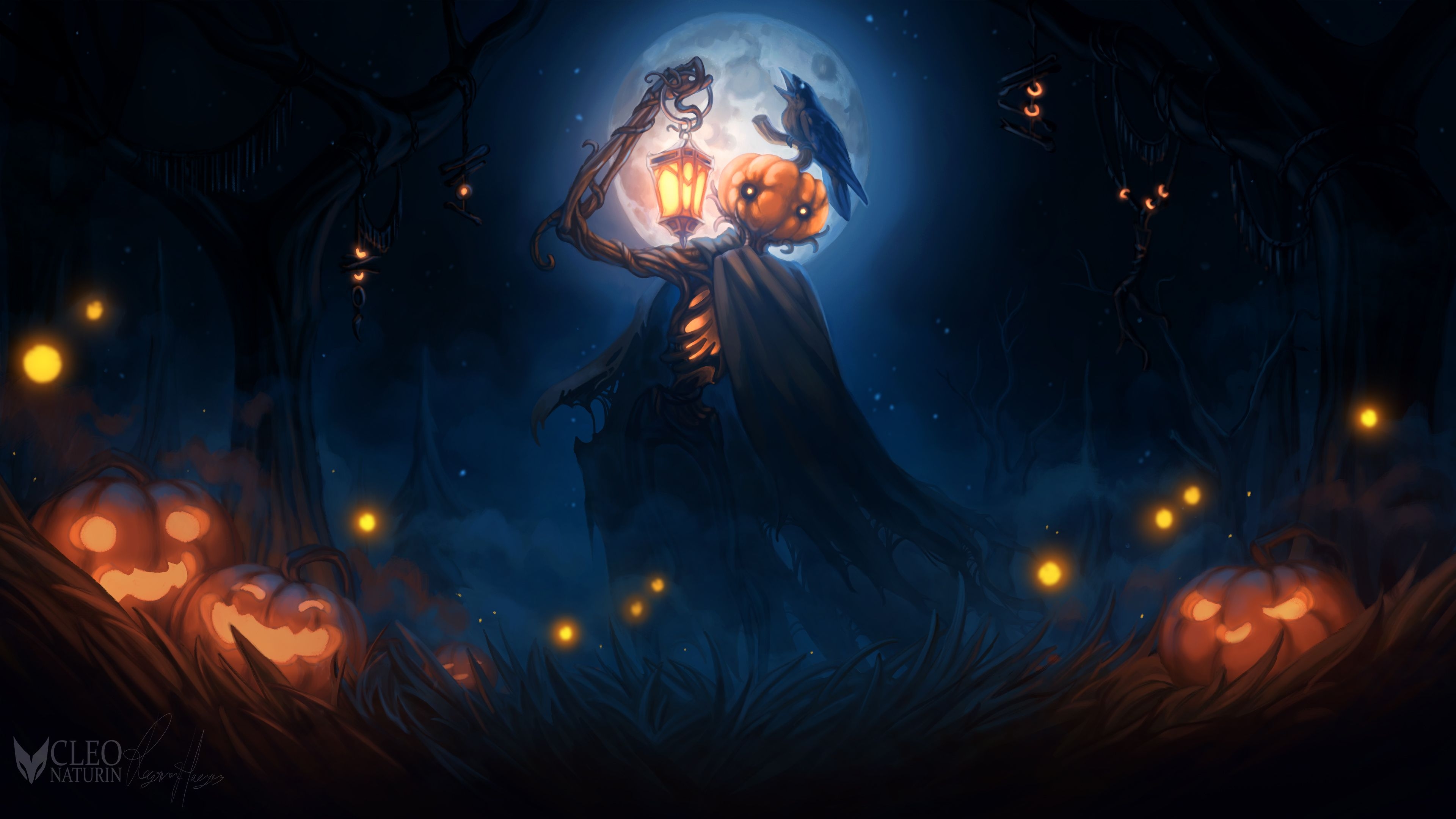 3840x2160 Halloween 2018 Digital Art 4k Laptop HD HD 4k Wallpaper, Image, Background, Photo and Picture, Desktop