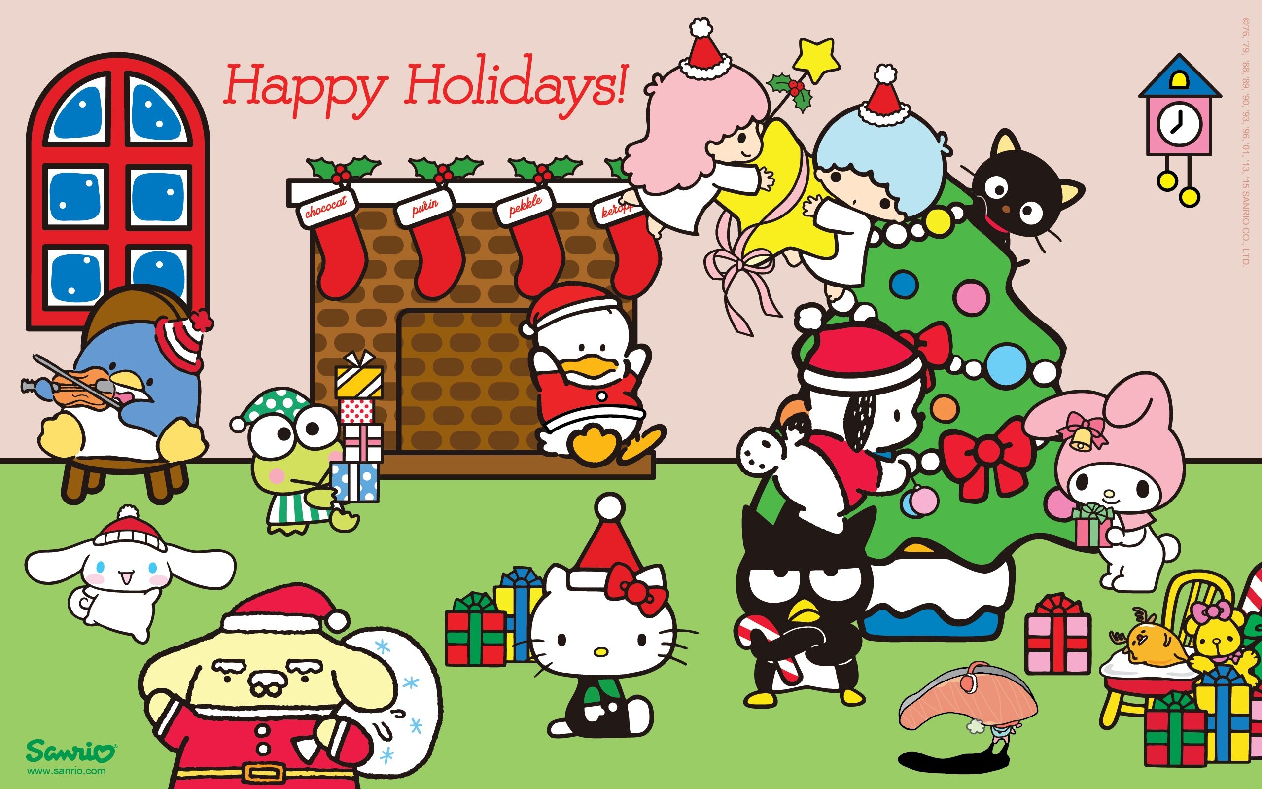 2560x1600 Sanrio Christmas. Hello kitty wallpaper, Sanrio wallpaper, Hello kitty christmas, Desktop