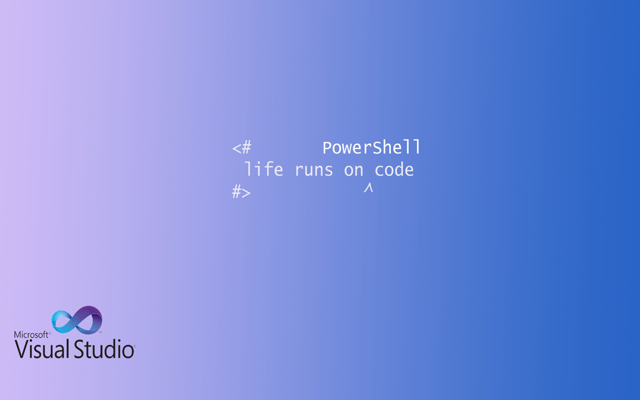 1280x800 PowerShell wallpaper, Desktop