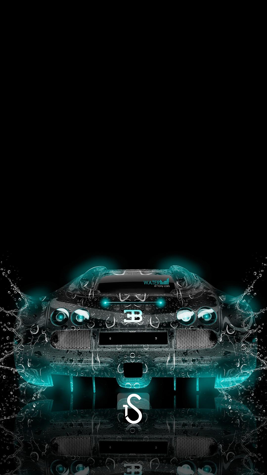 1080x1920 Bugatti Veyron Water iPhone Wallpaper HD, Phone