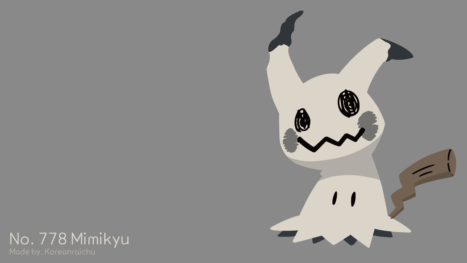 1920x1080 OC shiny mimikyu wallpaper, and I made shiny raichu&alolan raichu but here can upload -. It is too hard, Desktop