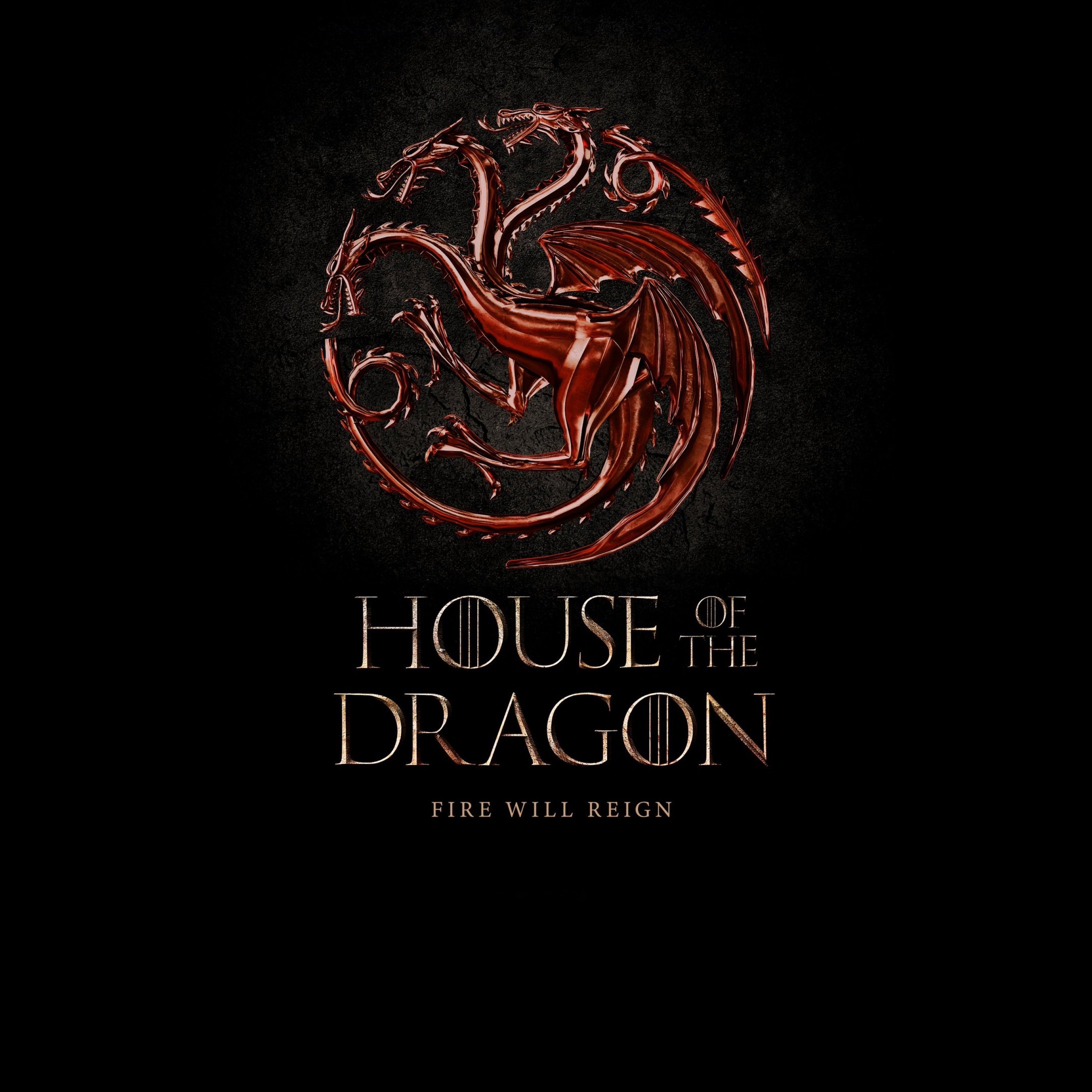 2740x2740 House Of The Dragon Wallpaper 4K, Game Of Thrones, HBO Series, 2022 Series, Black Dark, Phone