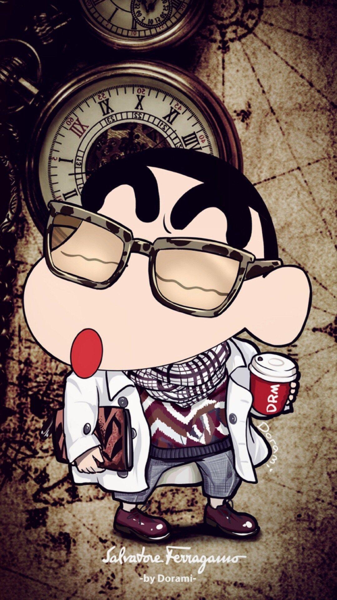 1080x1920 Crayon Shin Chan Cute Cartoon iPhone 6 wallpaper. Fun Wallpaper, Phone