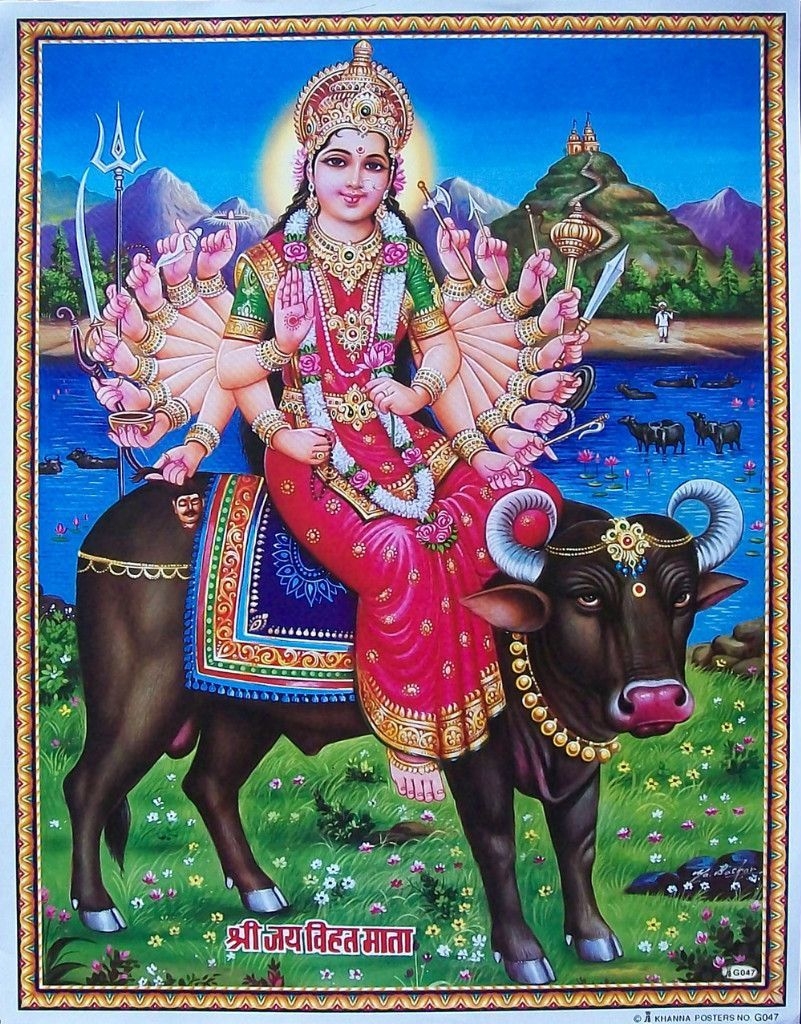 810x1030 Jai Shree Vihat Maa Mata Gujarati Goddess Poster 9x11 047. Maa wallpaper, Hindu art, Lord ganesha paintings, Phone