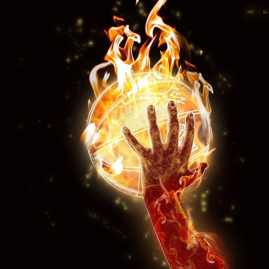 900x900 Basketball On Fire Wallpaper Free Basketball On Fire Background, Phone