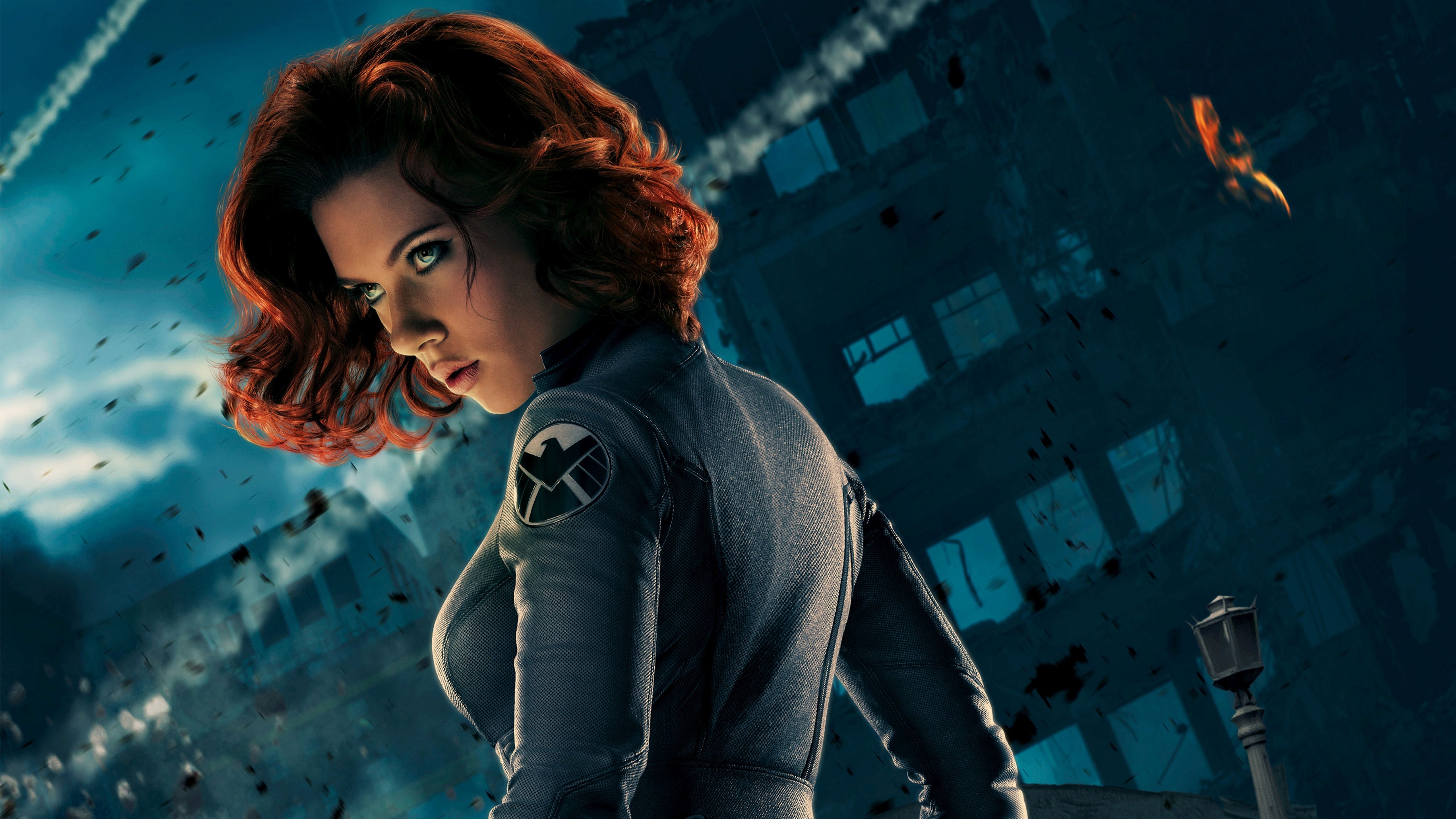 5120x2880 Wallpaper Black Widow, Scarlett Johansson, 5K, Movies, Desktop