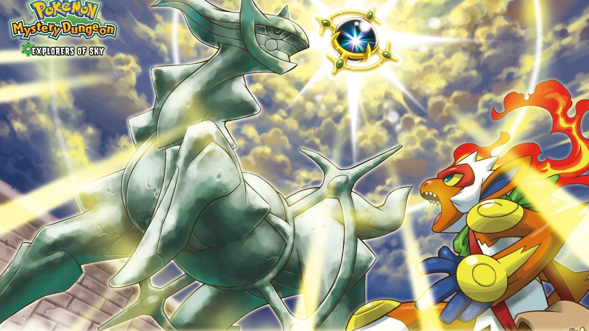 1920x1080 Pokemon tower arceus infernape destiny wallpaper, Desktop