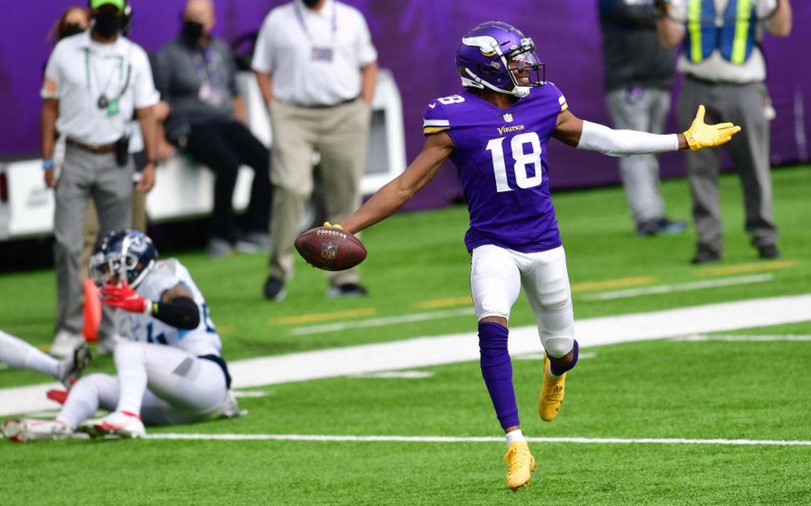 1140x720 Vikings rookie Justin Jefferson introduces Twins Cities to new dance move: The Griddy. Grand Forks Herald, Desktop