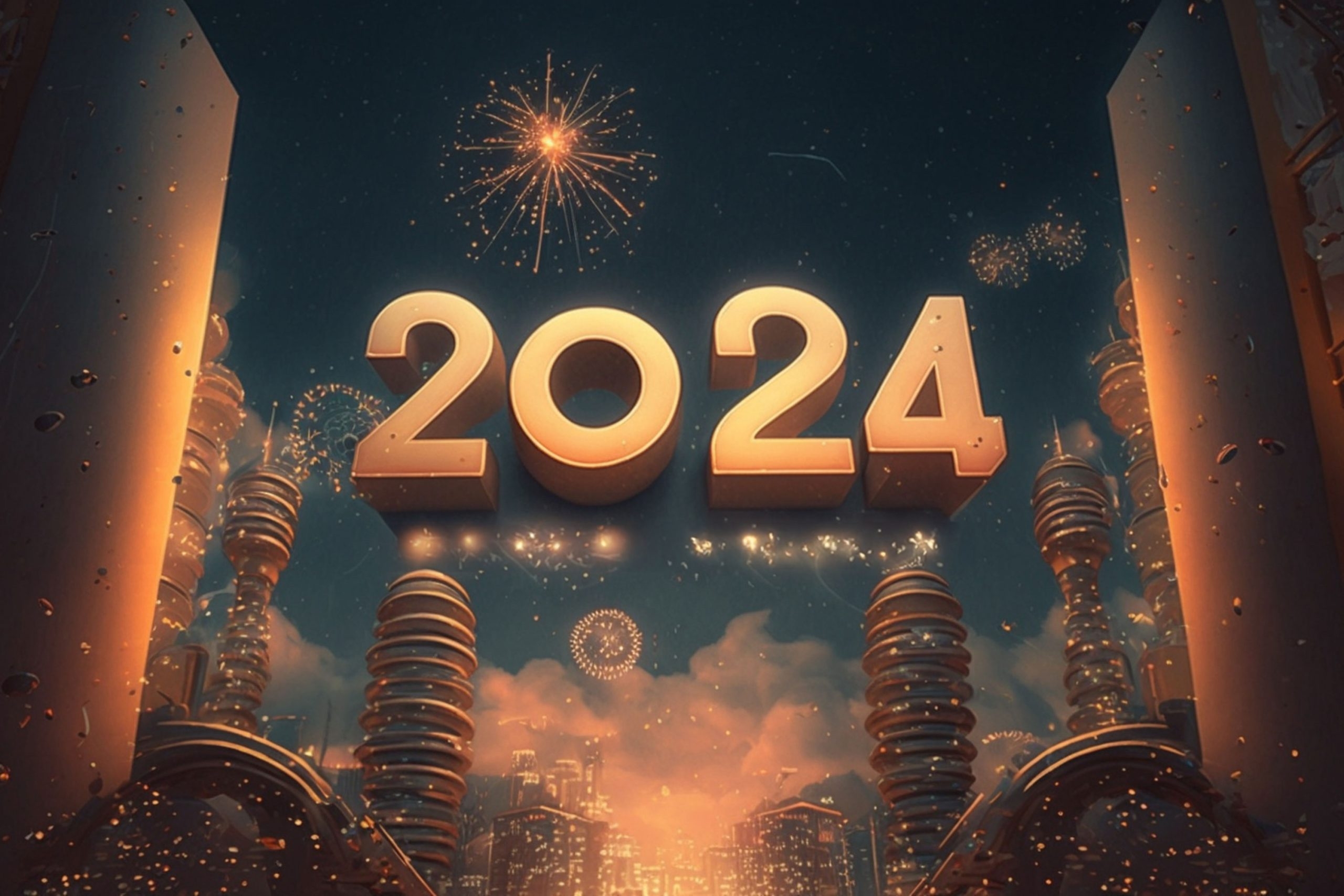 2560x1710 Happy New Year 2024 Image, Background & Wallpaper, Desktop