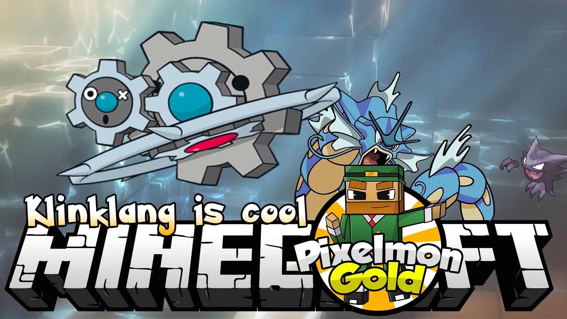 1920x1080 Minecraft Pixelmon Gold 'Klinklang is cool', Desktop