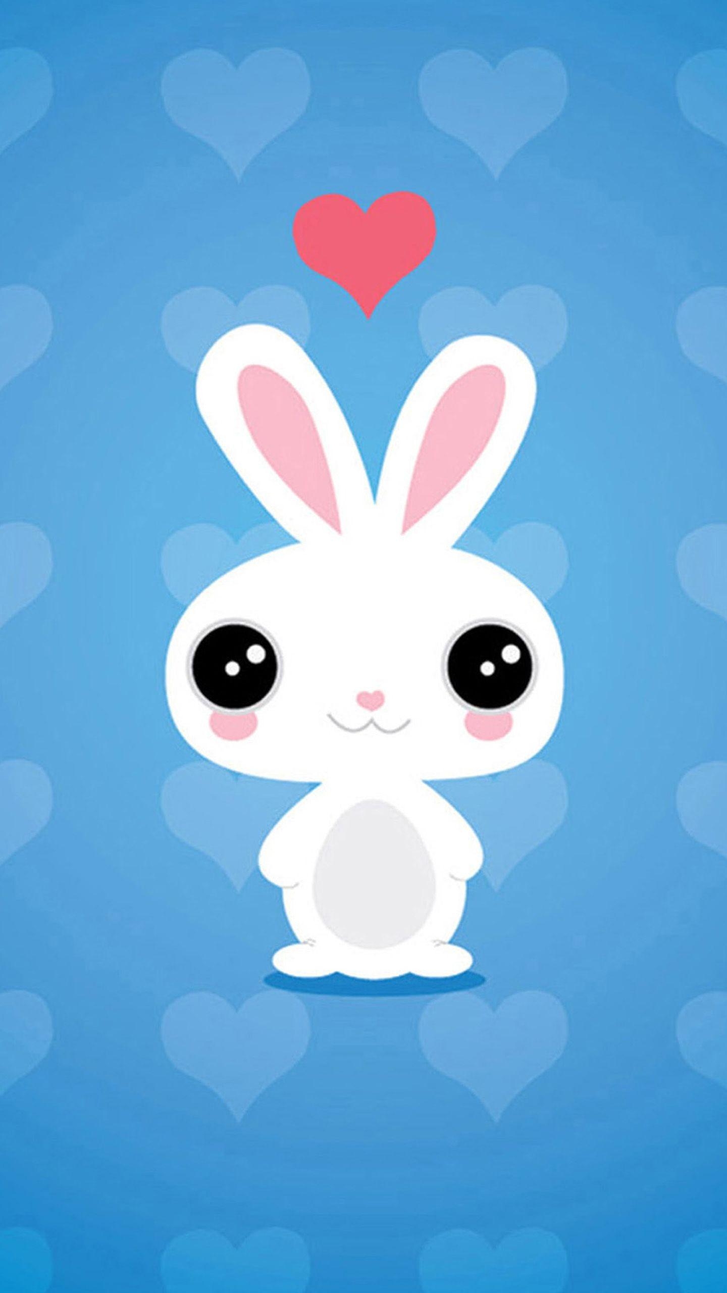 1440x2560 Cute Bunny Galaxy S6 Wallpaper (). Wallpaper iphone cute, Cute cartoon wallpaper, Bunny wallpaper, Phone