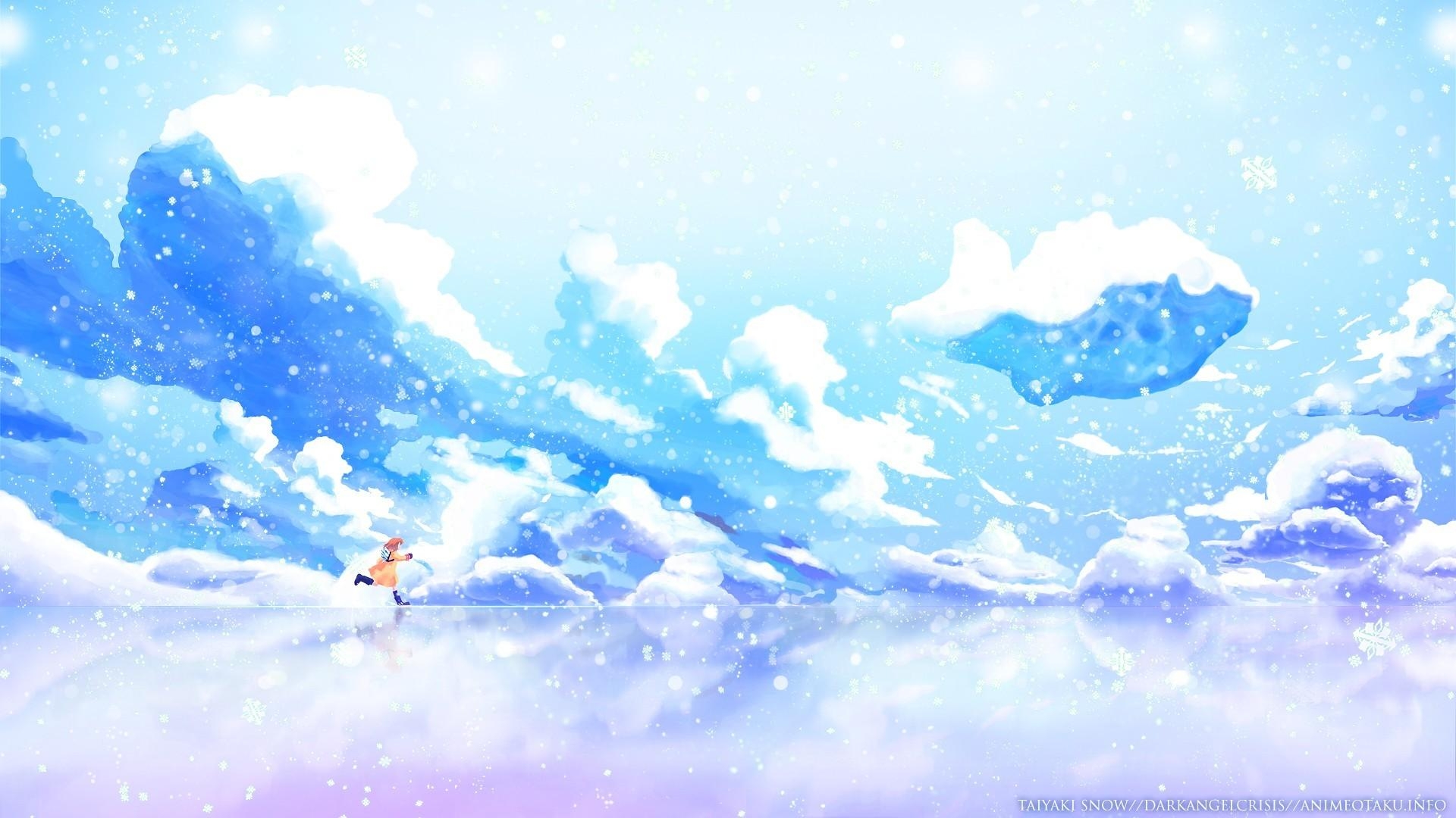 1920x1080 Winter Anime Wallpaper, Desktop