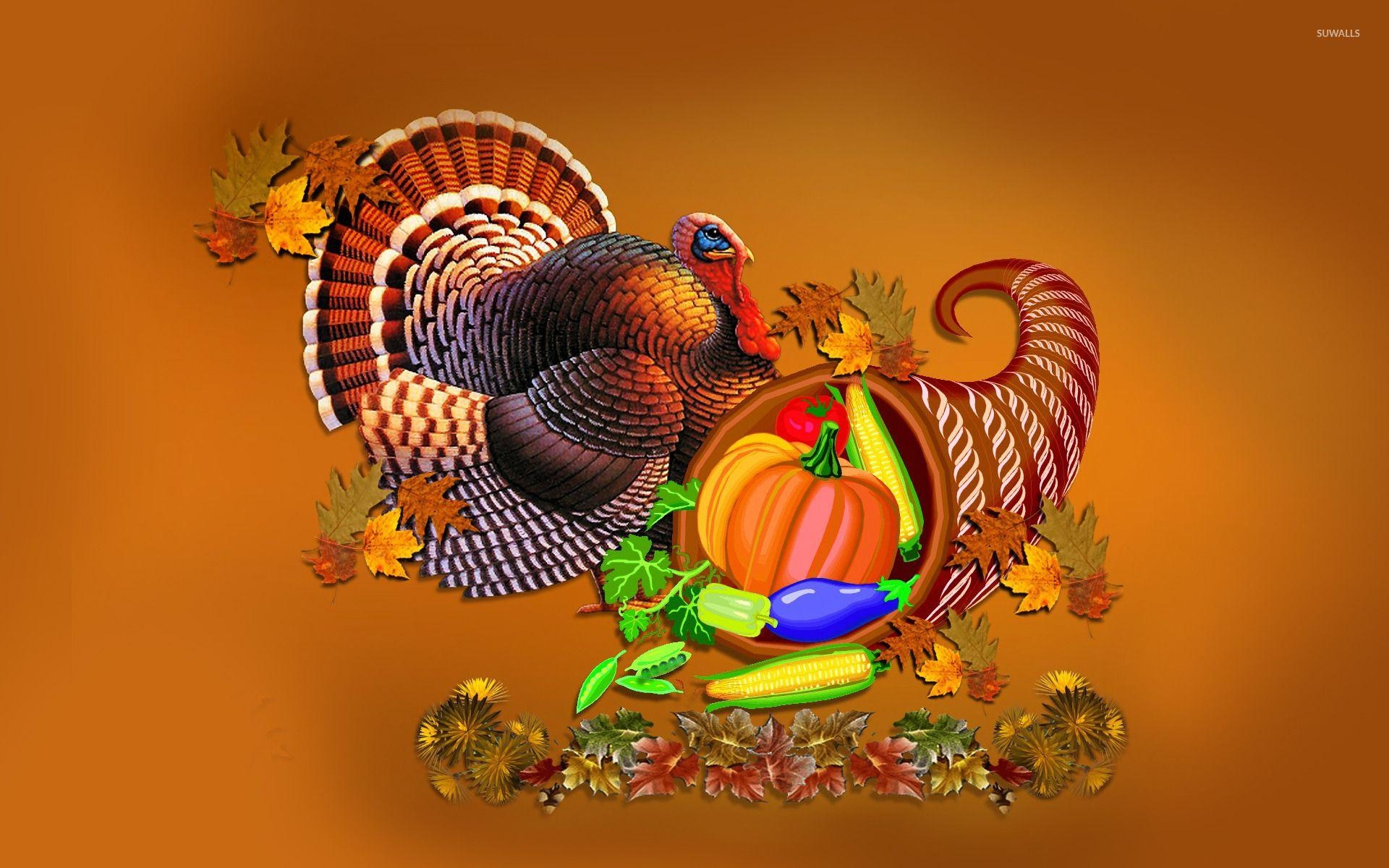 1920x1200 Thanksgiving turkey and cornucopia wallpaper wallpaper, Desktop