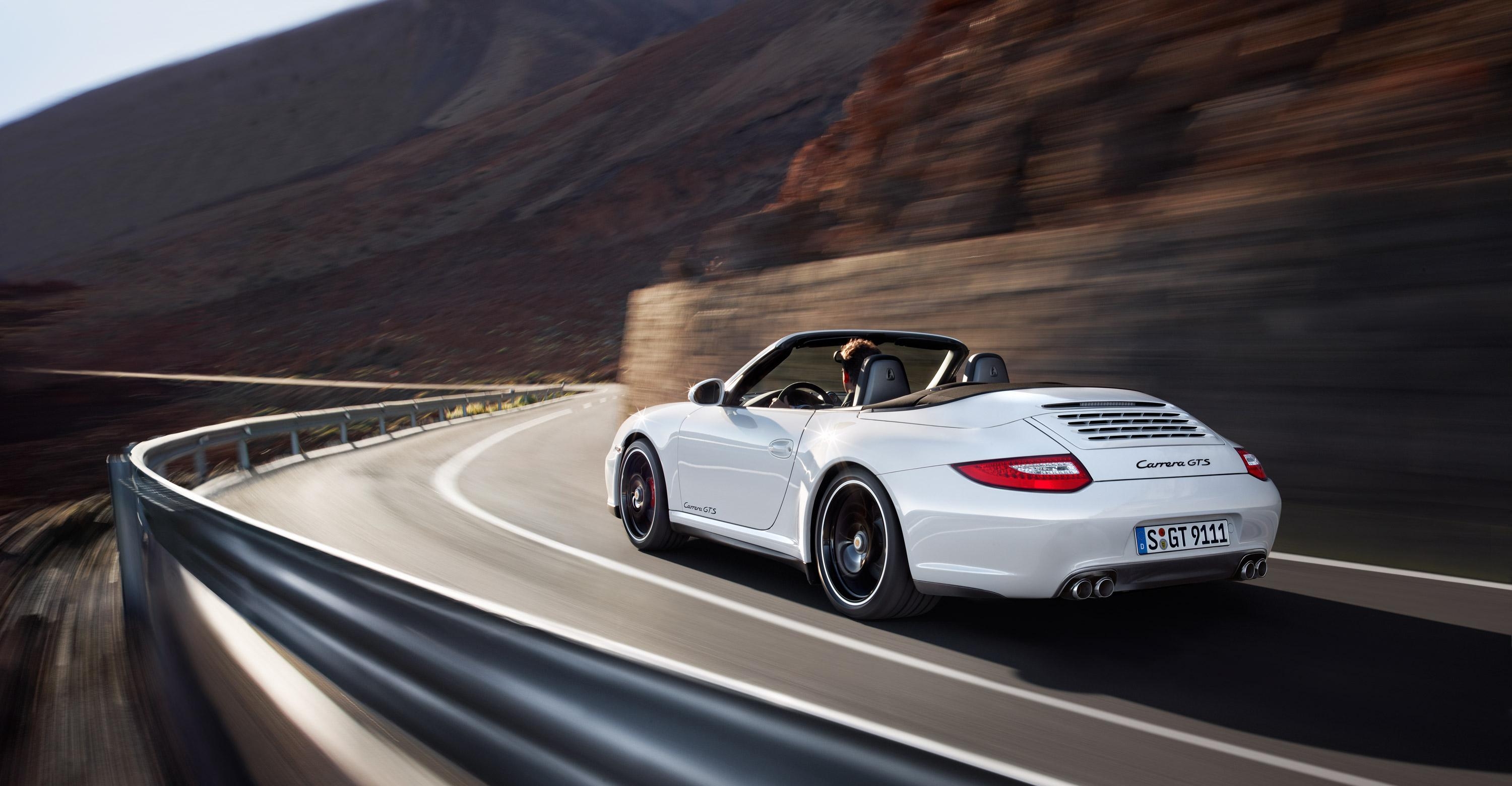 3000x1560 White Porsche 911 Carrera GTS Cabriolet wallpaper, Desktop