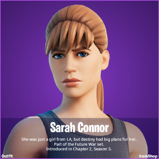 520x520 Sarah Connor Fortnite wallpaper, Phone