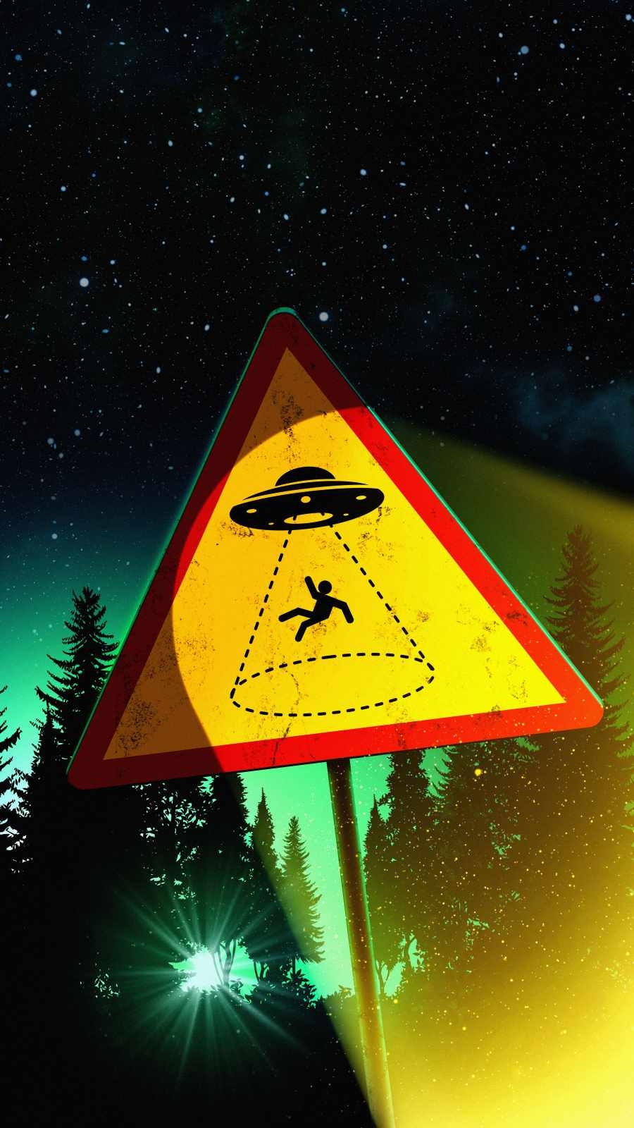 900x1600 UFO Area iPhone Wallpaper, Phone