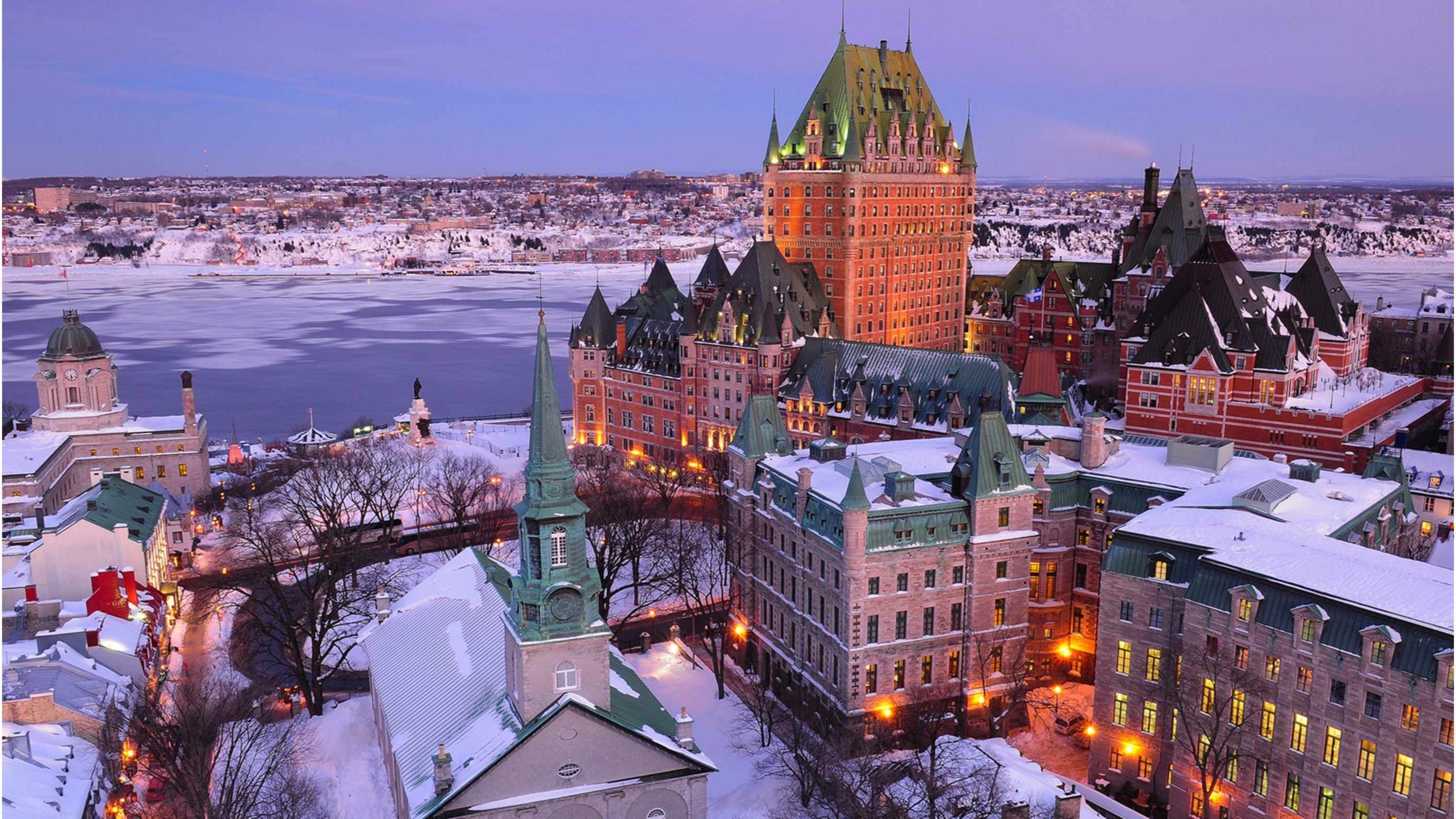 3840x2160 Quebec City HD Wallpaper, Desktop