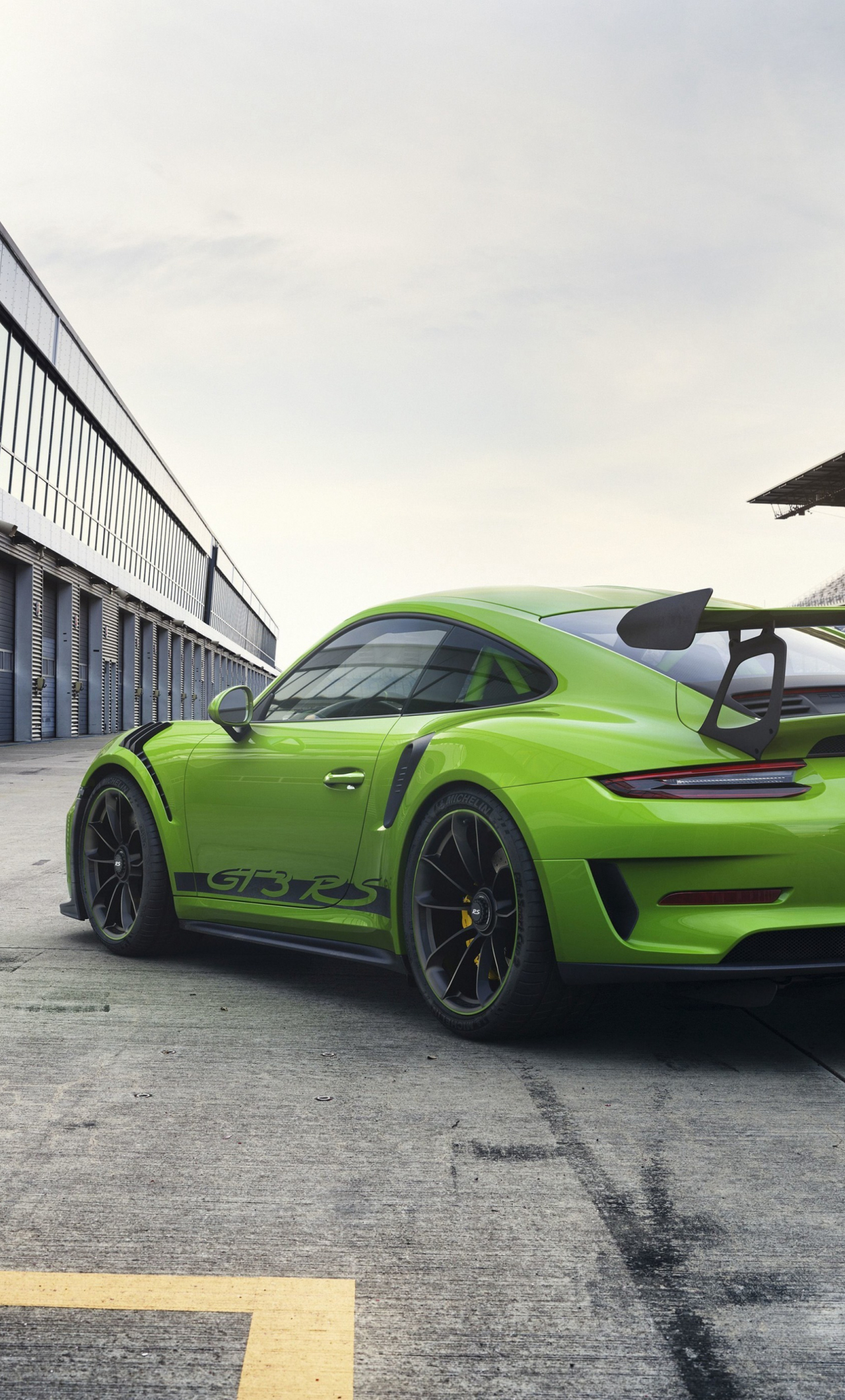 1280x2120 Download wallpaper  limited edition, porsche 911 gt3 rs, 2018 car, rear, iphone 6 plus,  HD background, 3371, Phone