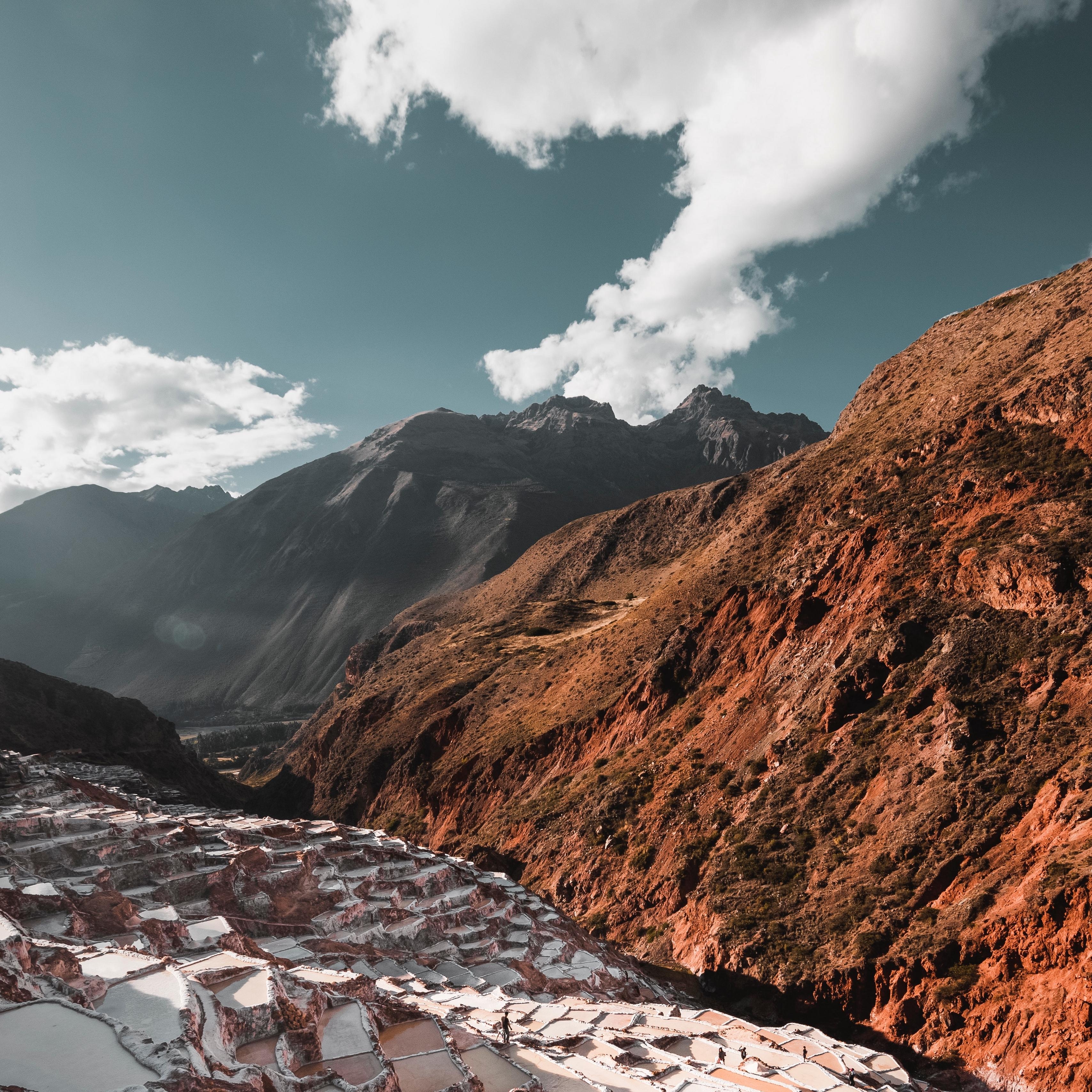 3420x3420 Download wallpaper  mountains, sky, contrast, cusco, peru, Phone