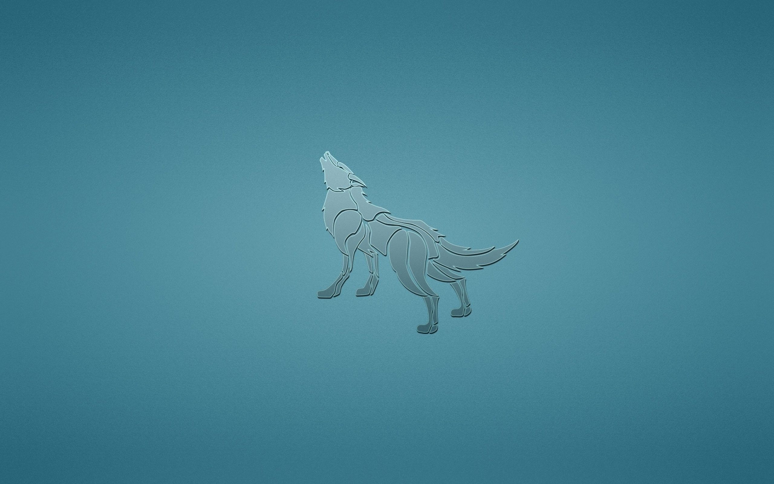 2560x1600 Wolf Wallpaper Minimal, Desktop