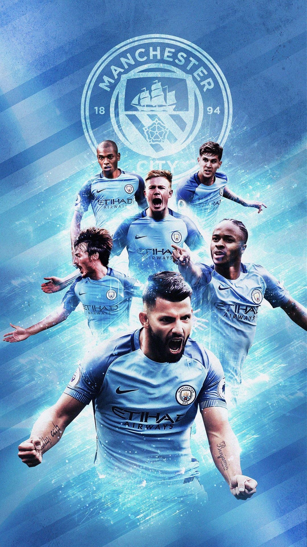 1080x1920 Man City Wallpaper, Phone