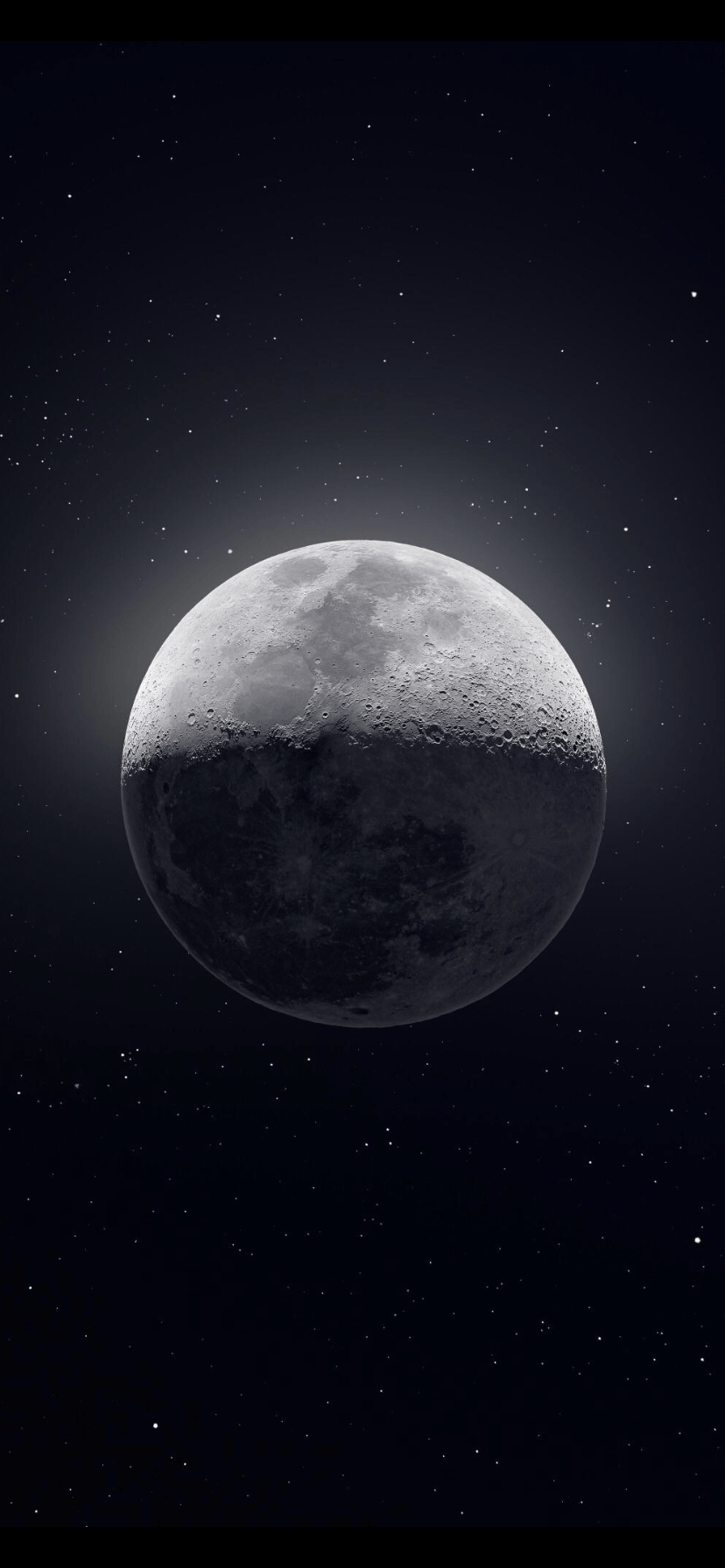 830x1800 Awesome moon photo scaled to iPhone XR wallpaper, Phone