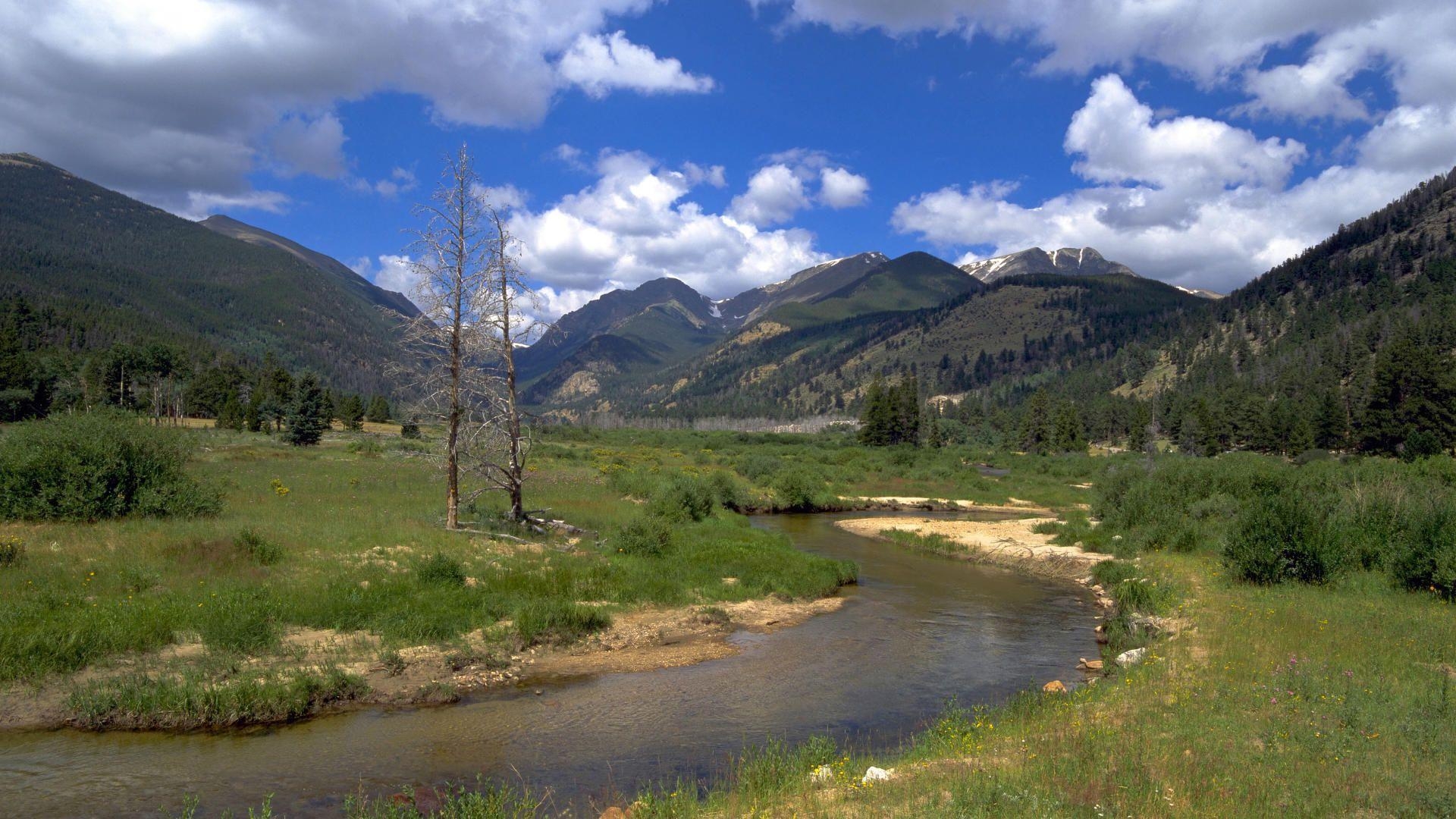 1920x1080 Horseshoe Park Rocky Mountain, Desktop