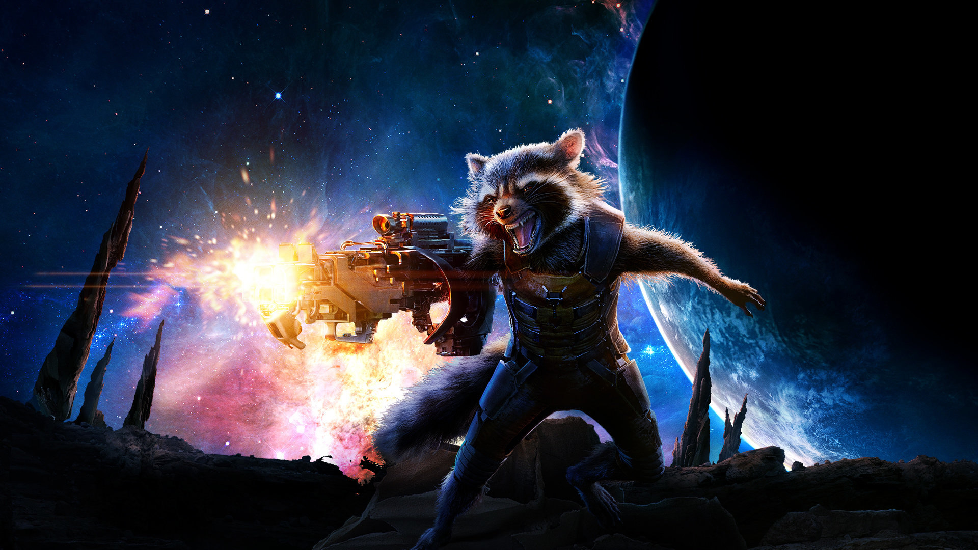 1920x1080 Download Full HD 1080p Rocket Raccoon Computer Wallpaper, Desktop