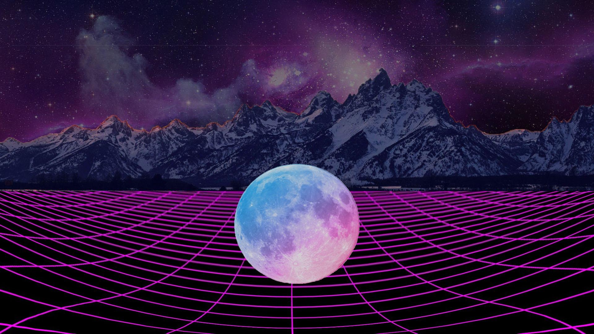 1920x1080 Vaporwave Retro wallpaper [], Desktop