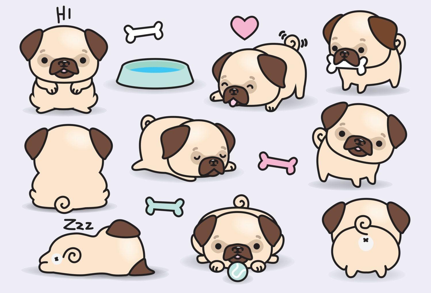 1500x1020 Pug clipart baby dog and in color pug clipart baby dog, Desktop