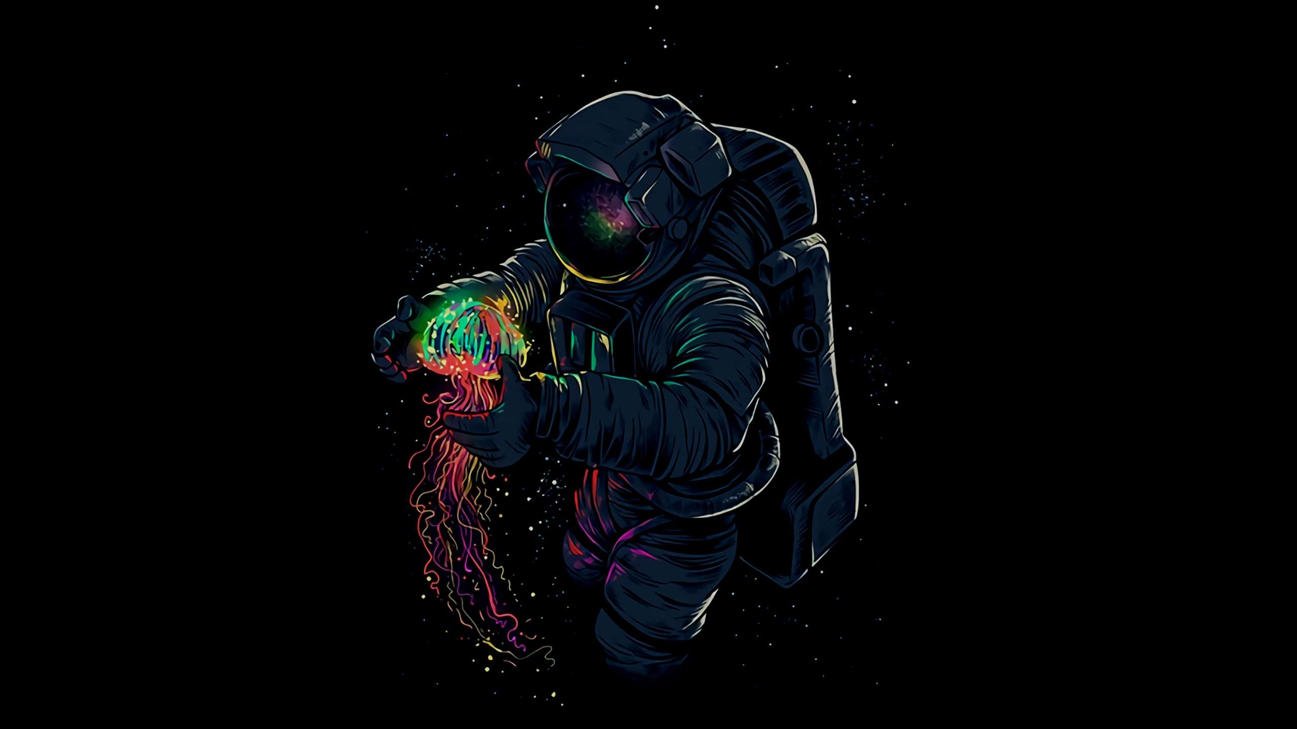 2560x1440 Desktop Astronaut Wallpaper 4k, Desktop