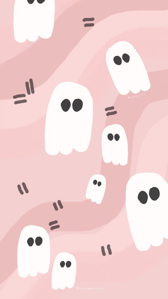 680x1200 Pink Ghost Wallpaper Free Pink Ghost Background, Phone