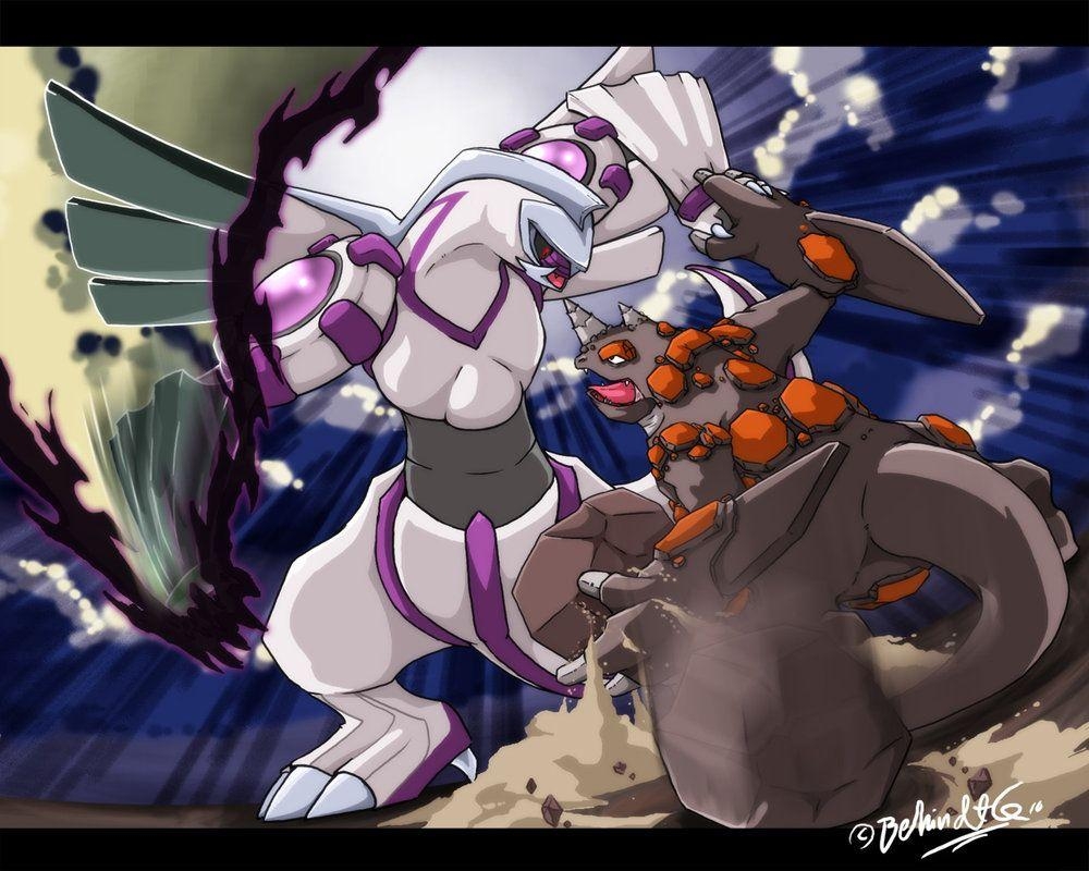 1000x800 Palkia vs. Rhyperior. Pokémon, Desktop