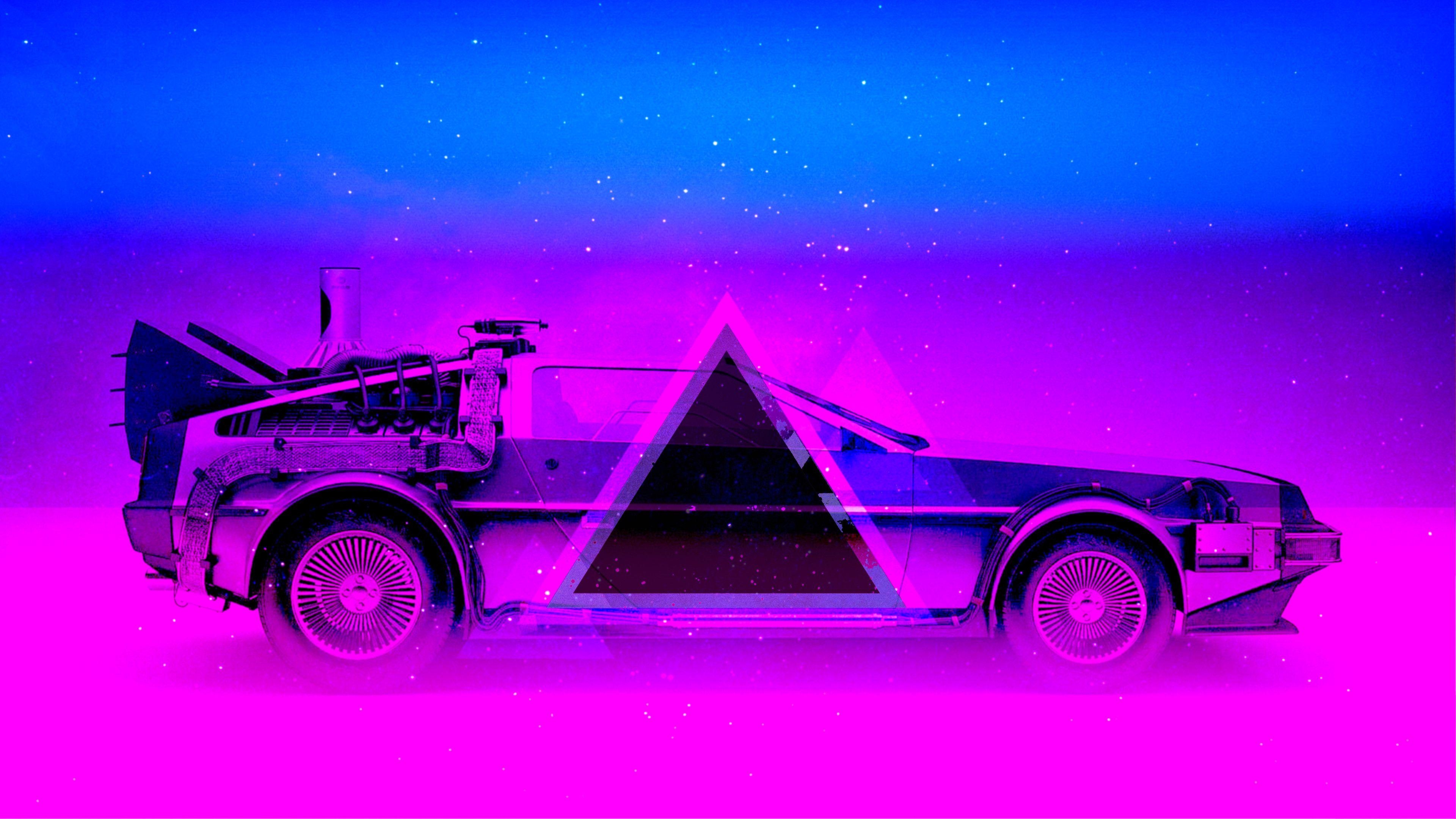 3840x2160 80s Retro Neon Car Wallpaper Free 80s Retro Neon Car, Desktop