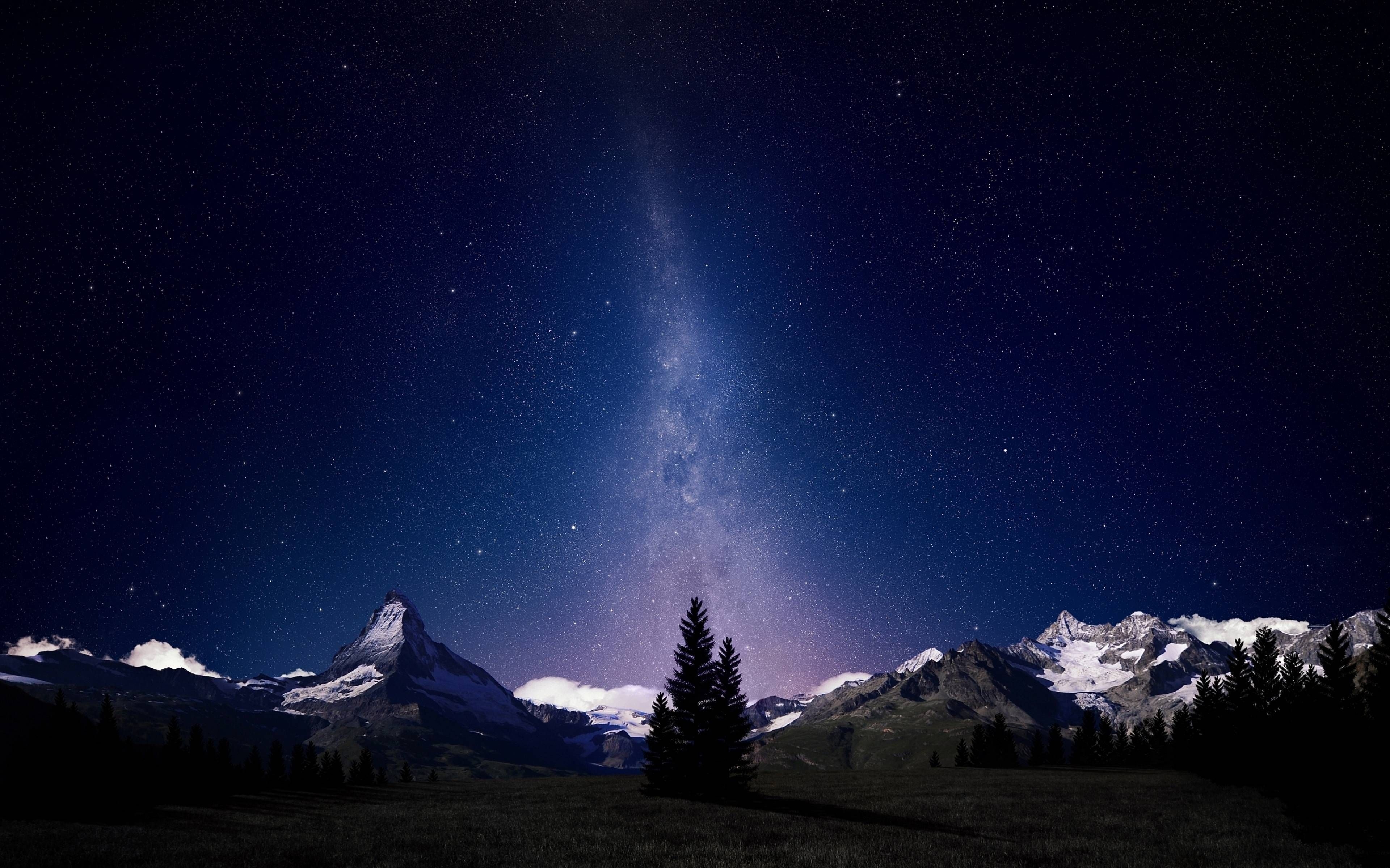 3840x2400 Milky Way 4k R Wallpaper In 2019. Office Wall. Night, Desktop