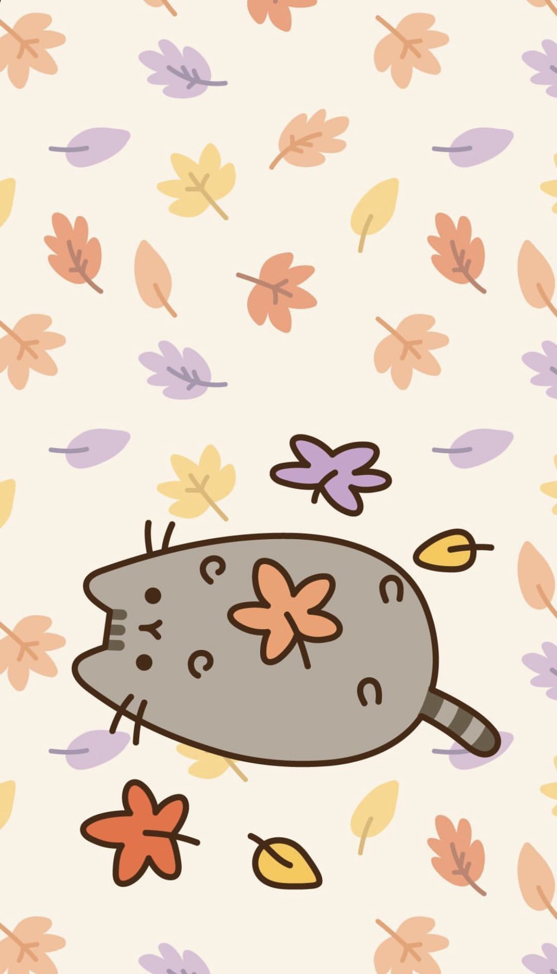 1130x1960 pusheen fall wallpaper ♡. Cat wallpaper, Fall wallpaper, Pusheen, Phone