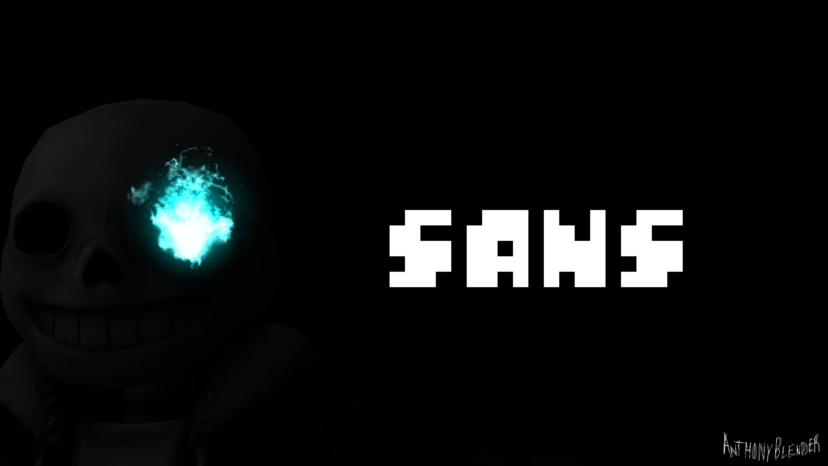 2850x1600 Undertale SANS Wallpaper, Desktop