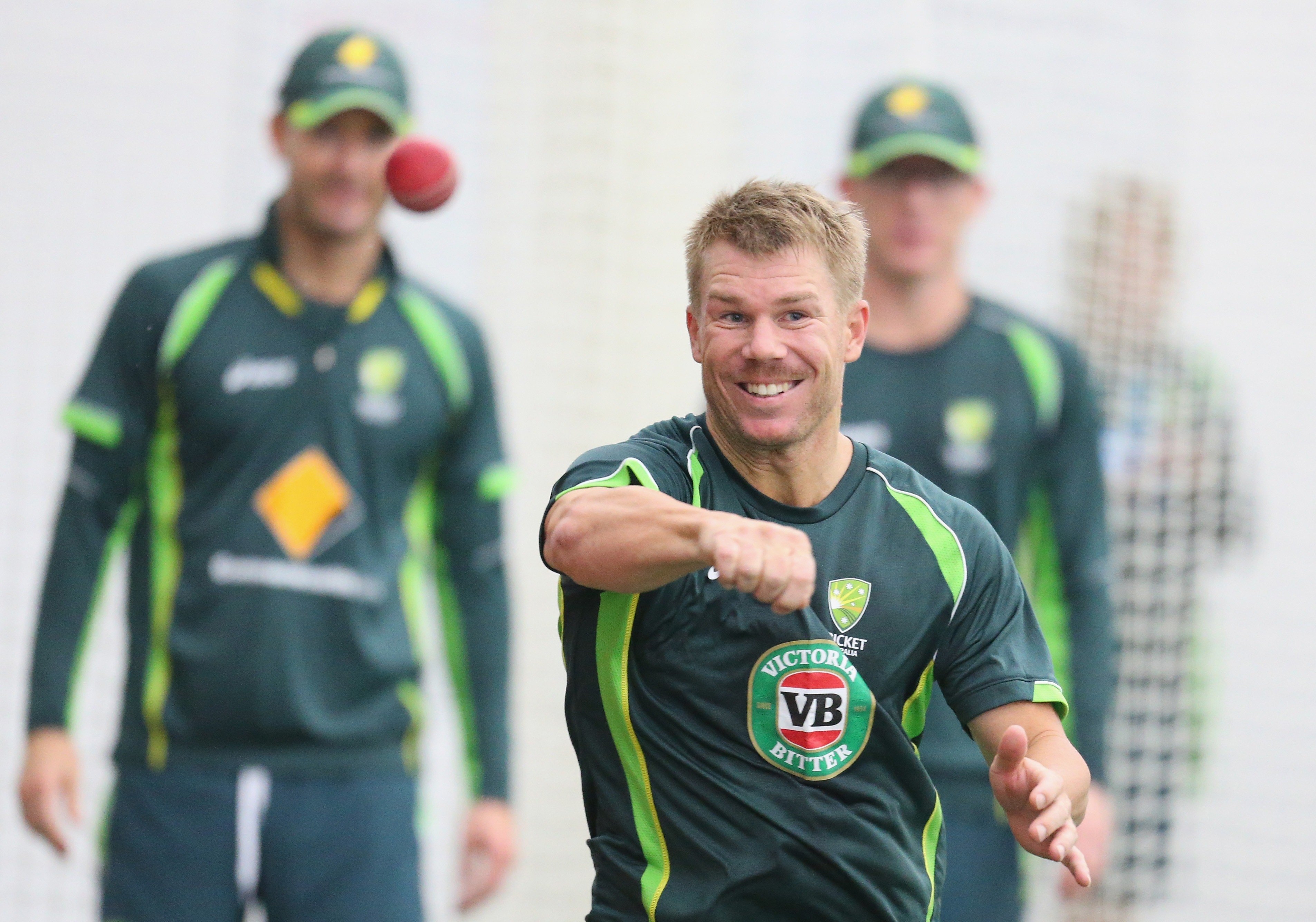 3810x2670 Happy Mood of Australian Cricketer David Warner in World Cup 2015, Desktop