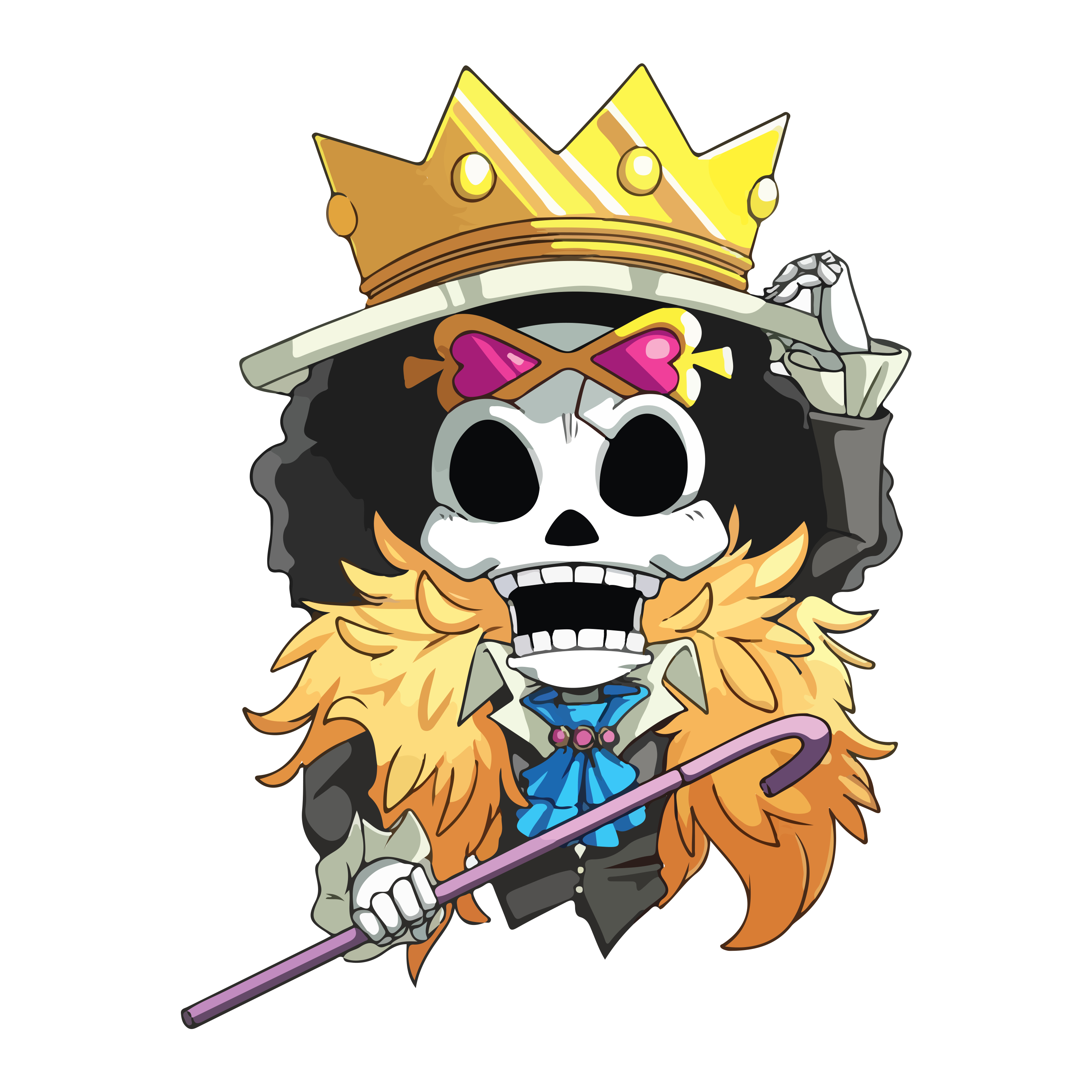 3000x3000 One Piece Brook Soul King T Shirts, Sweaters, Phone Cases Stickers And More. #onepiece #brook #soulking #soul #music #kawaii #cute #chibi #funny #c, Phone