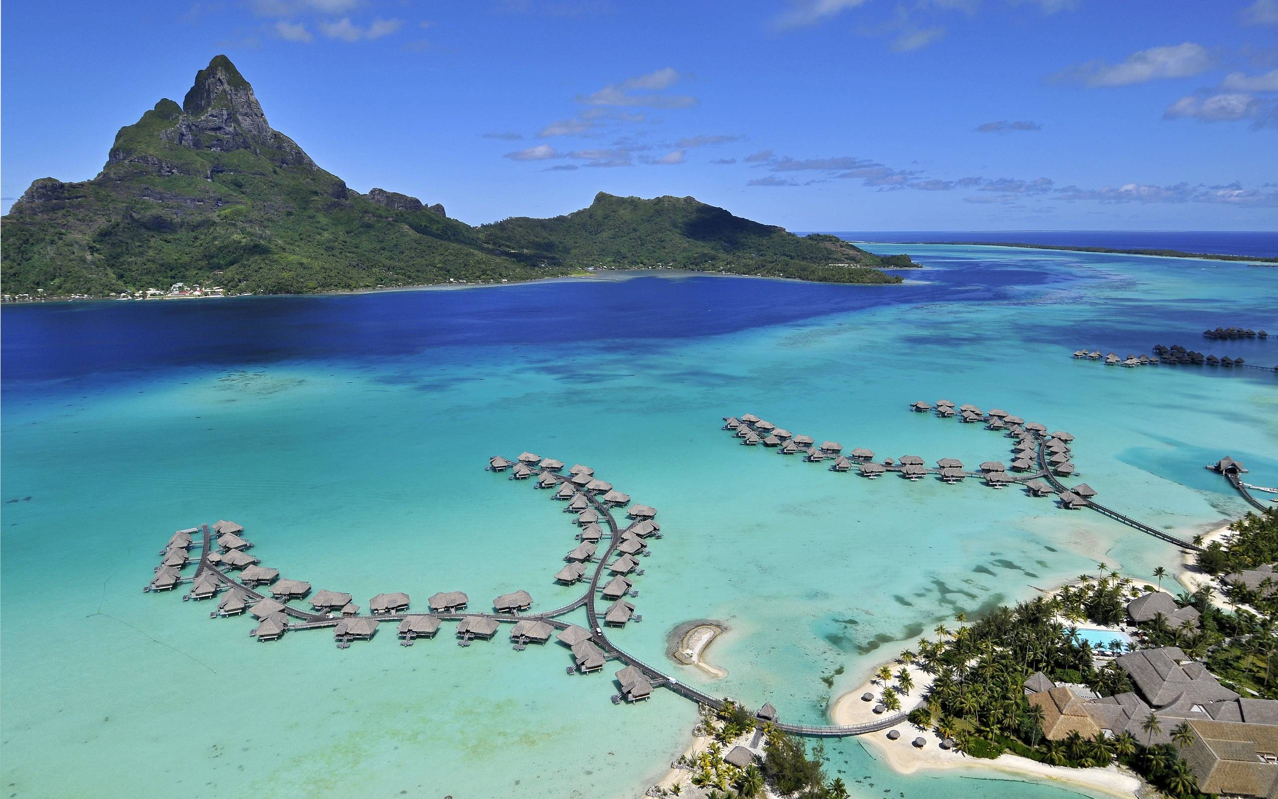 2560x1600 Stunning Bora Bora widescreen wallpaper. Wide, Desktop