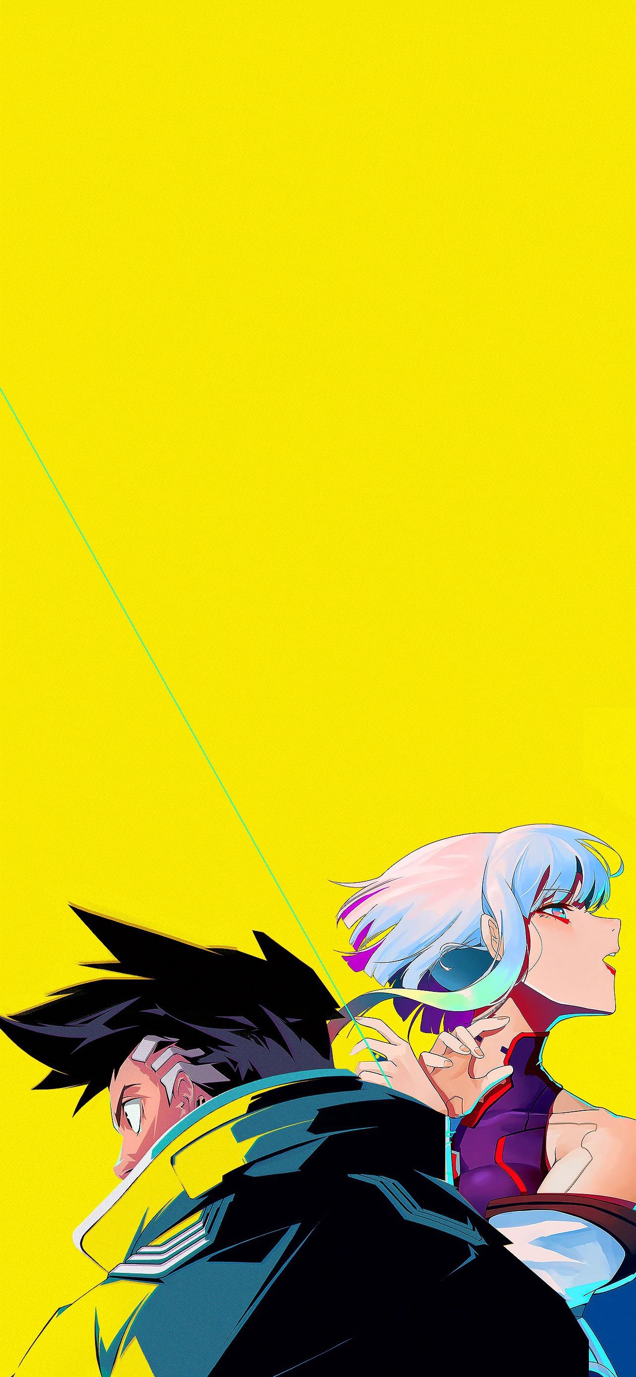 1290x2780 Couldn't find a good iOS 16 wallpaper of David and Lucy so I made this thought I'd share it here, Phone