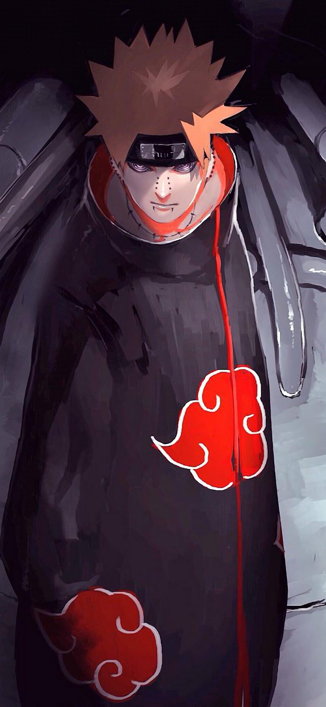 1130x2440 Pain, Akatsuki, Nagato, 4k, Pain Wallpaper Naruto, Phone